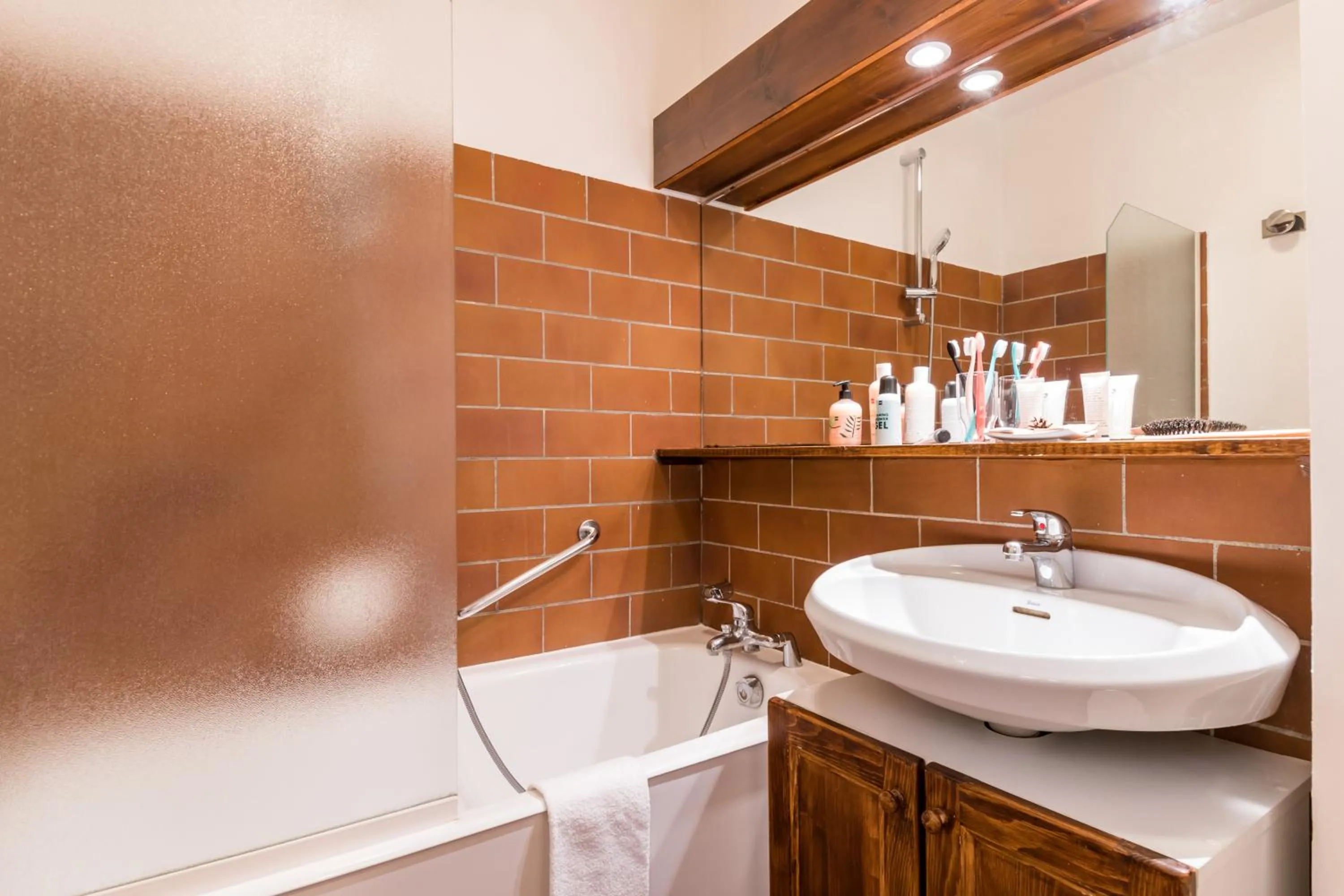 Bathroom in Résidence Pierre & Vacances Le Mont d'Arbois