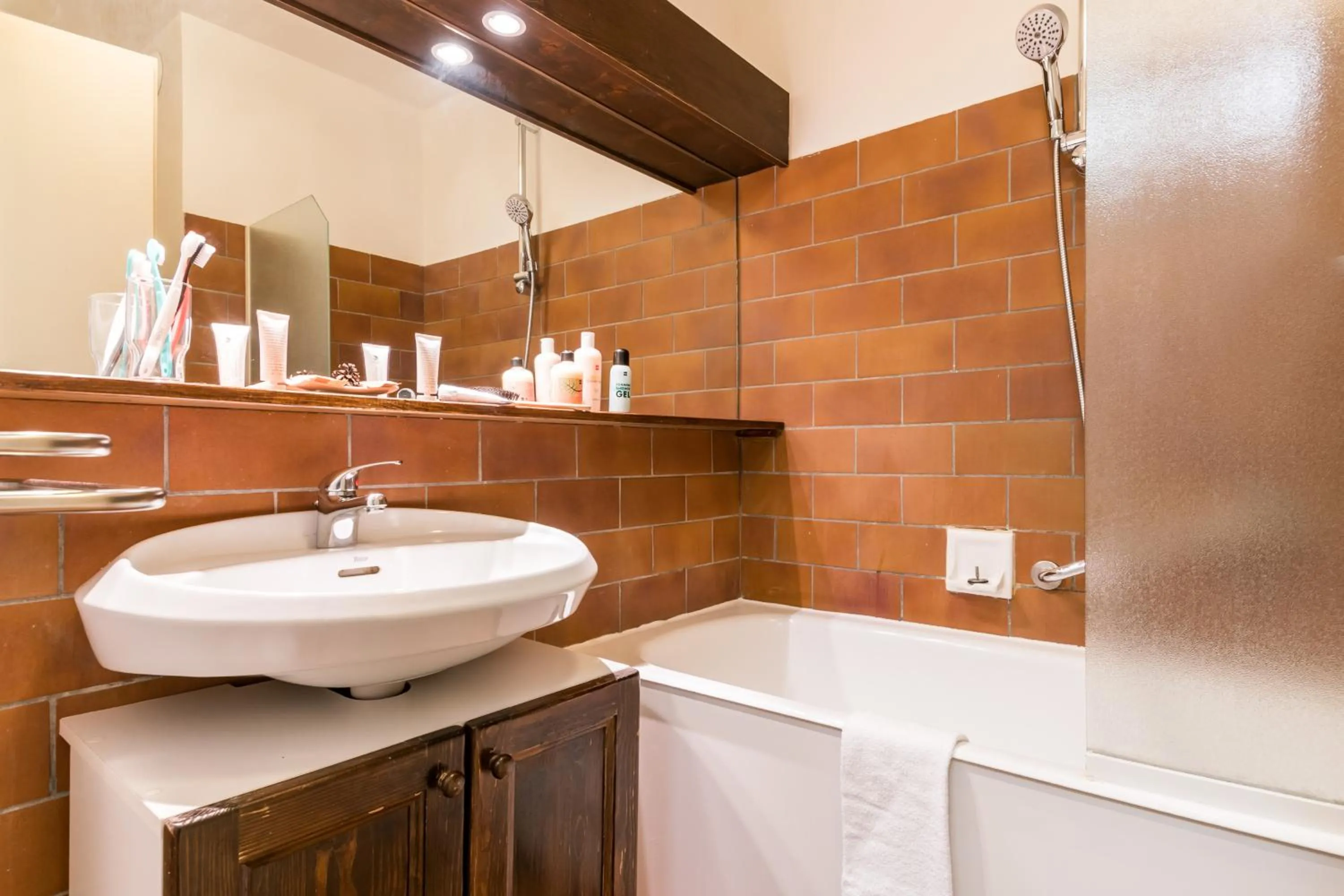 Bathroom in Résidence Pierre & Vacances Le Mont d'Arbois