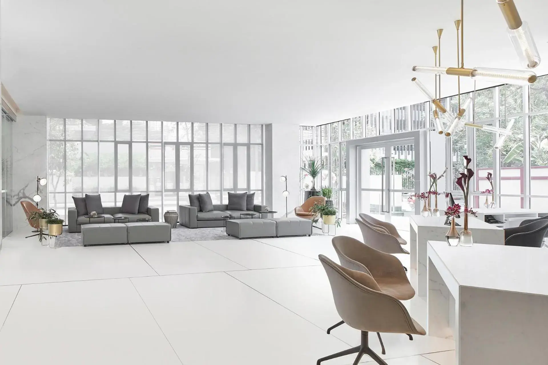 Lobby or reception in Somerset Maison Asoke Bangkok Lobby or reception in Somerset Maison Asoke Bangkok