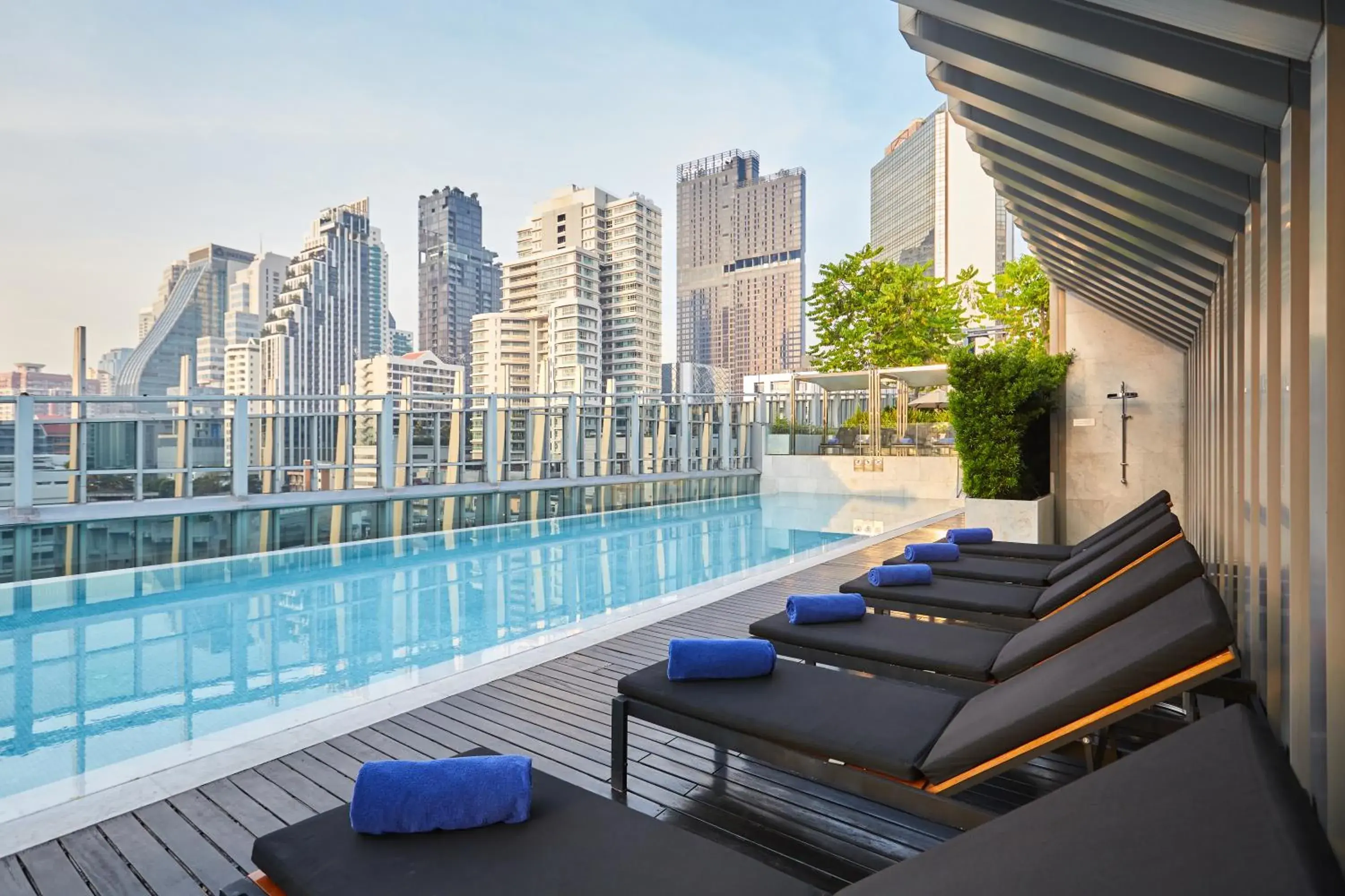 Swimming pool in Somerset Maison Asoke Bangkok Swimming pool in Somerset Maison Asoke Bangkok