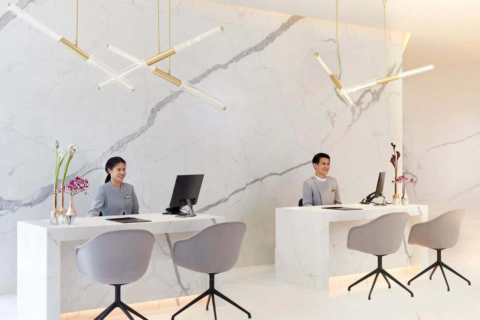 Lobby or reception in Somerset Maison Asoke Bangkok