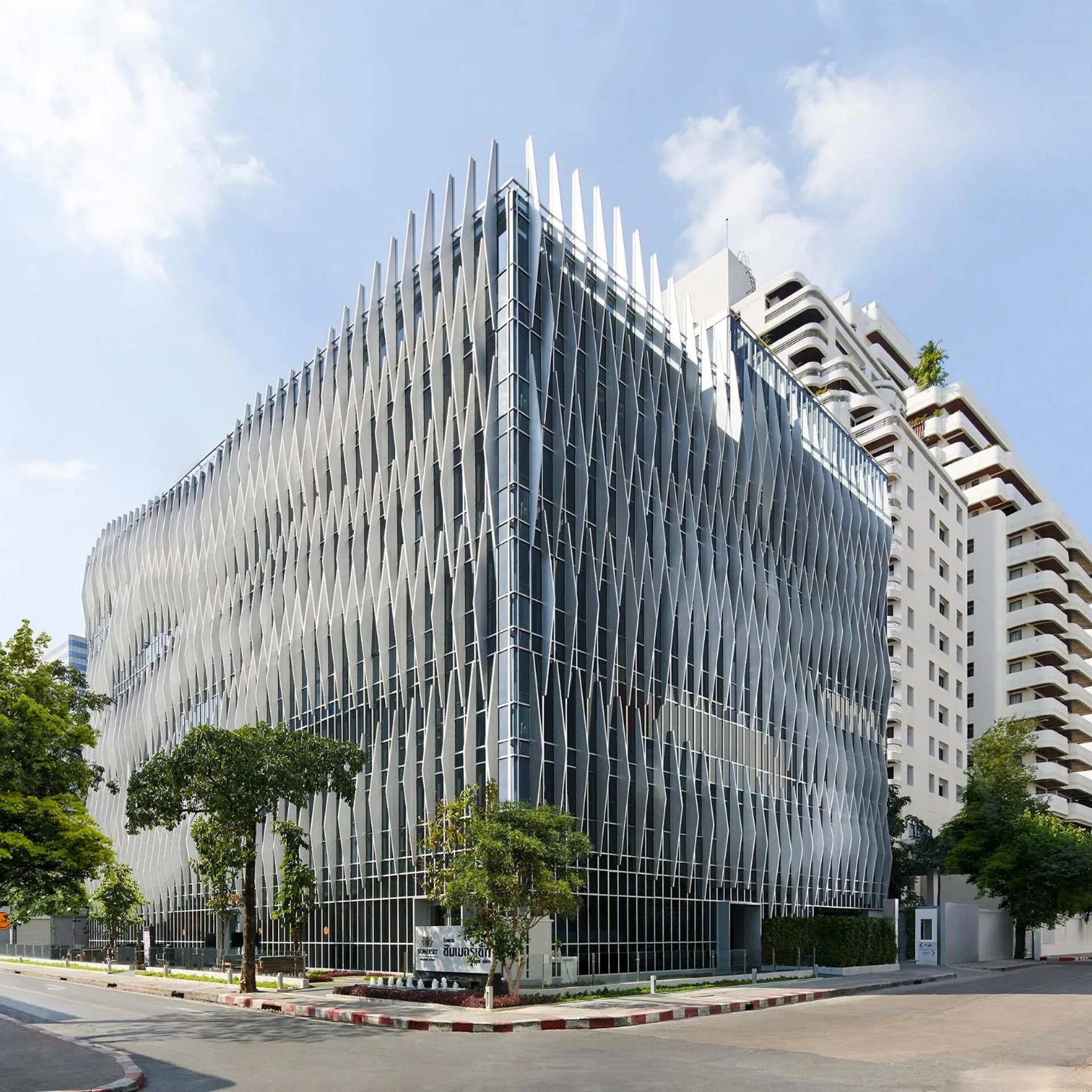 Facade/entrance in Somerset Maison Asoke Bangkok