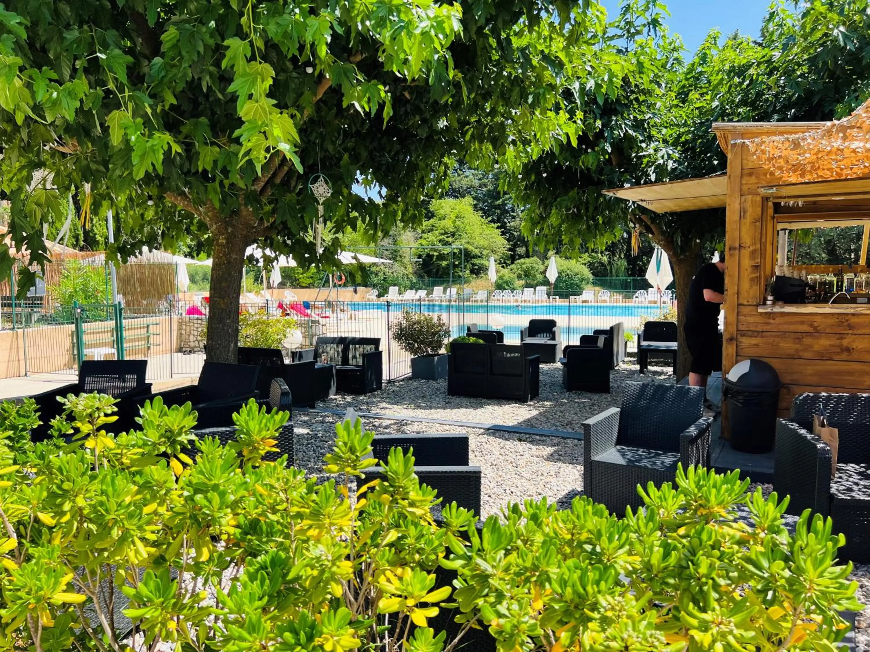 Patio in Village vacances Le Hameau des Oliviers