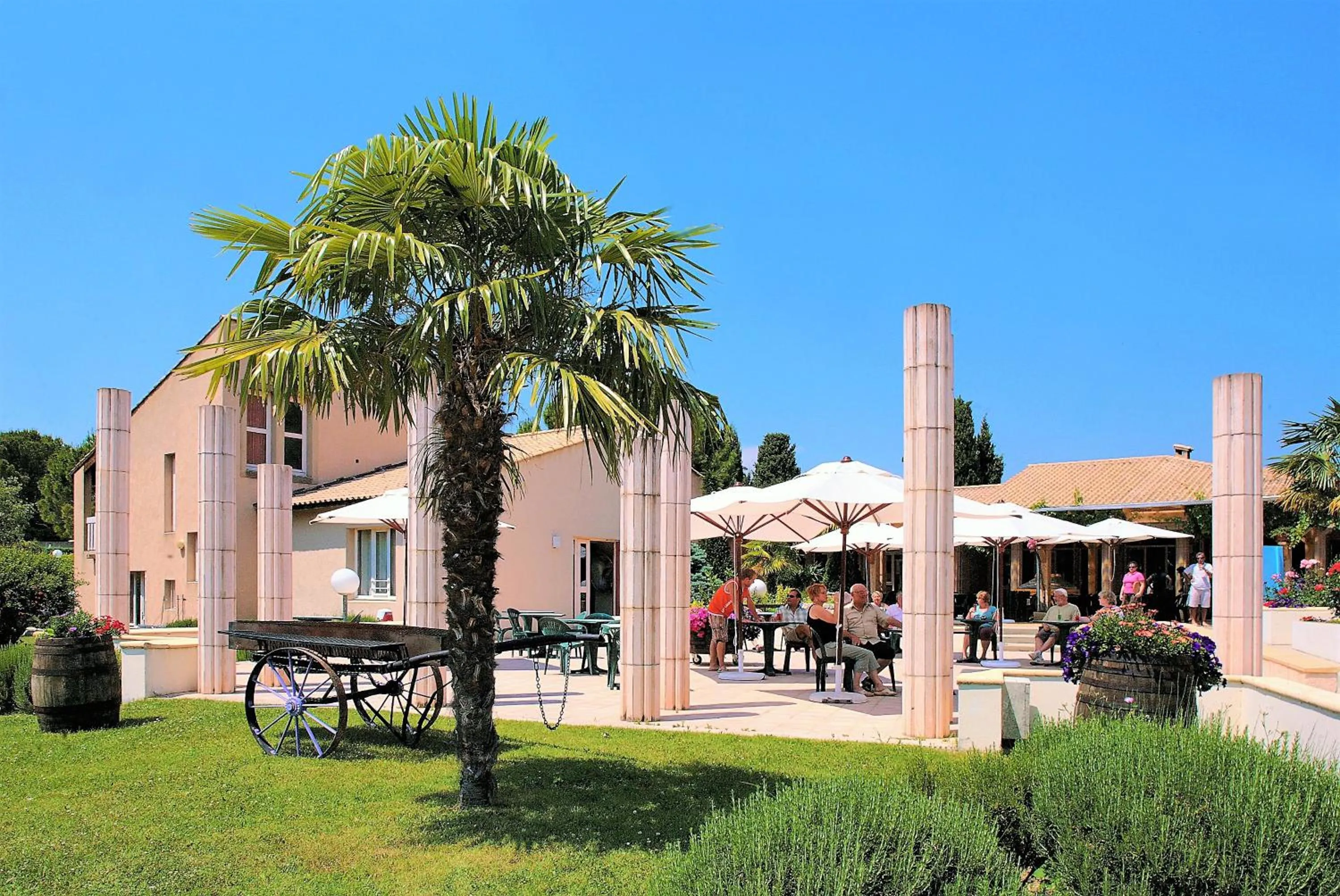 Patio in Village vacances Le Hameau des Oliviers