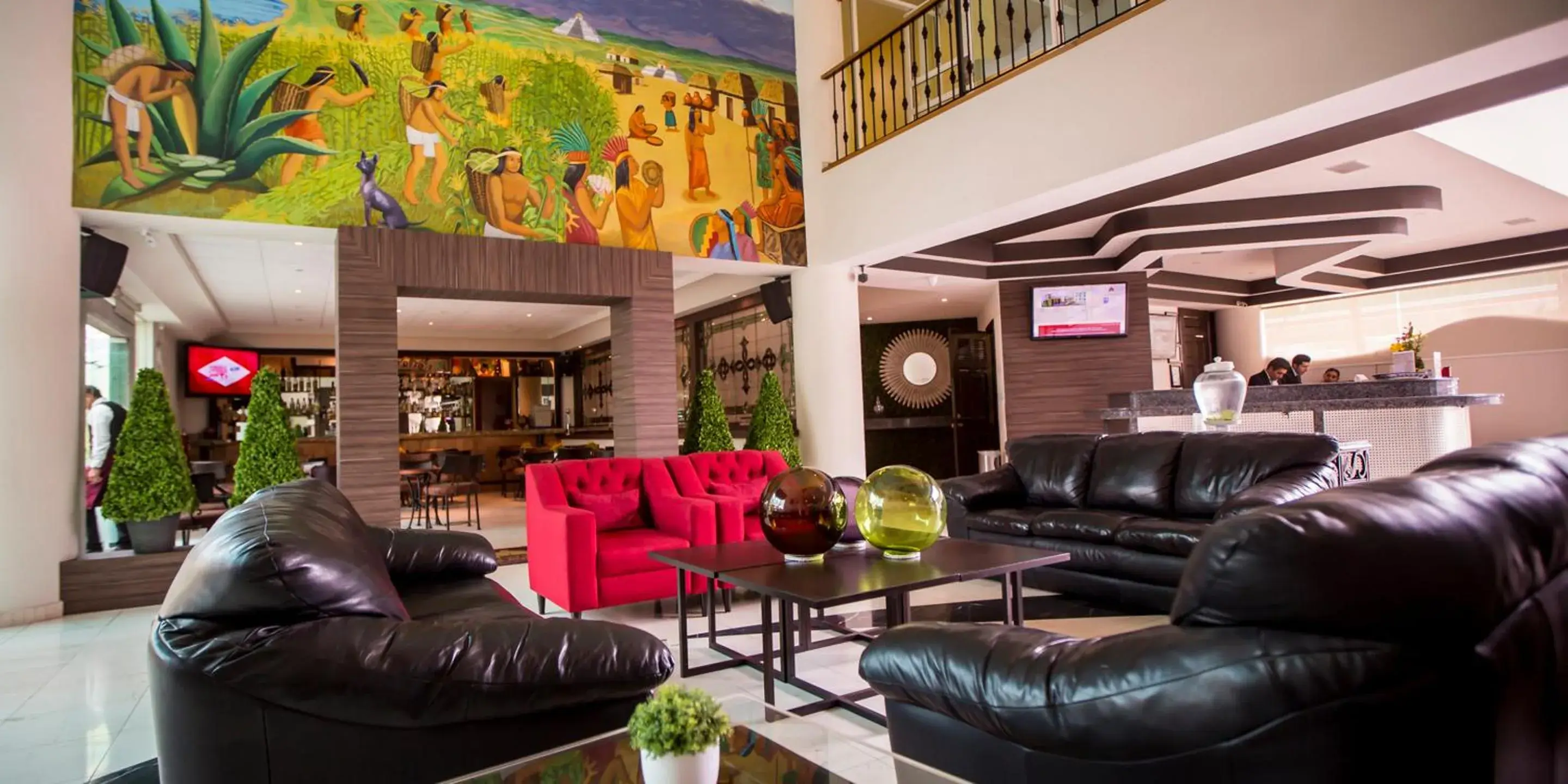Lobby or reception in Plaza Poblana Lobby or reception in Plaza Poblana