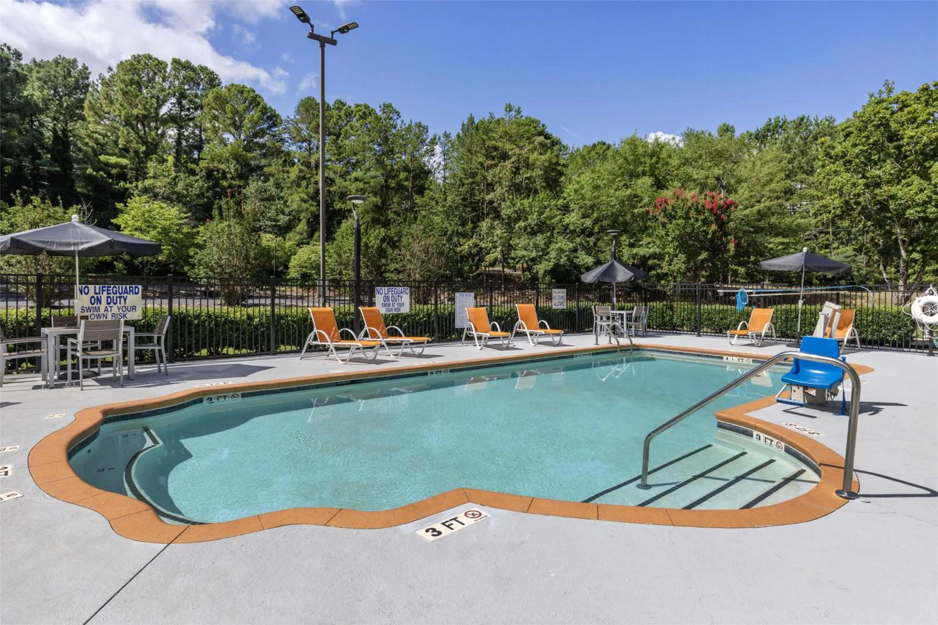 Pool view in Best Western Plus Clemson Hotel & Conference Center