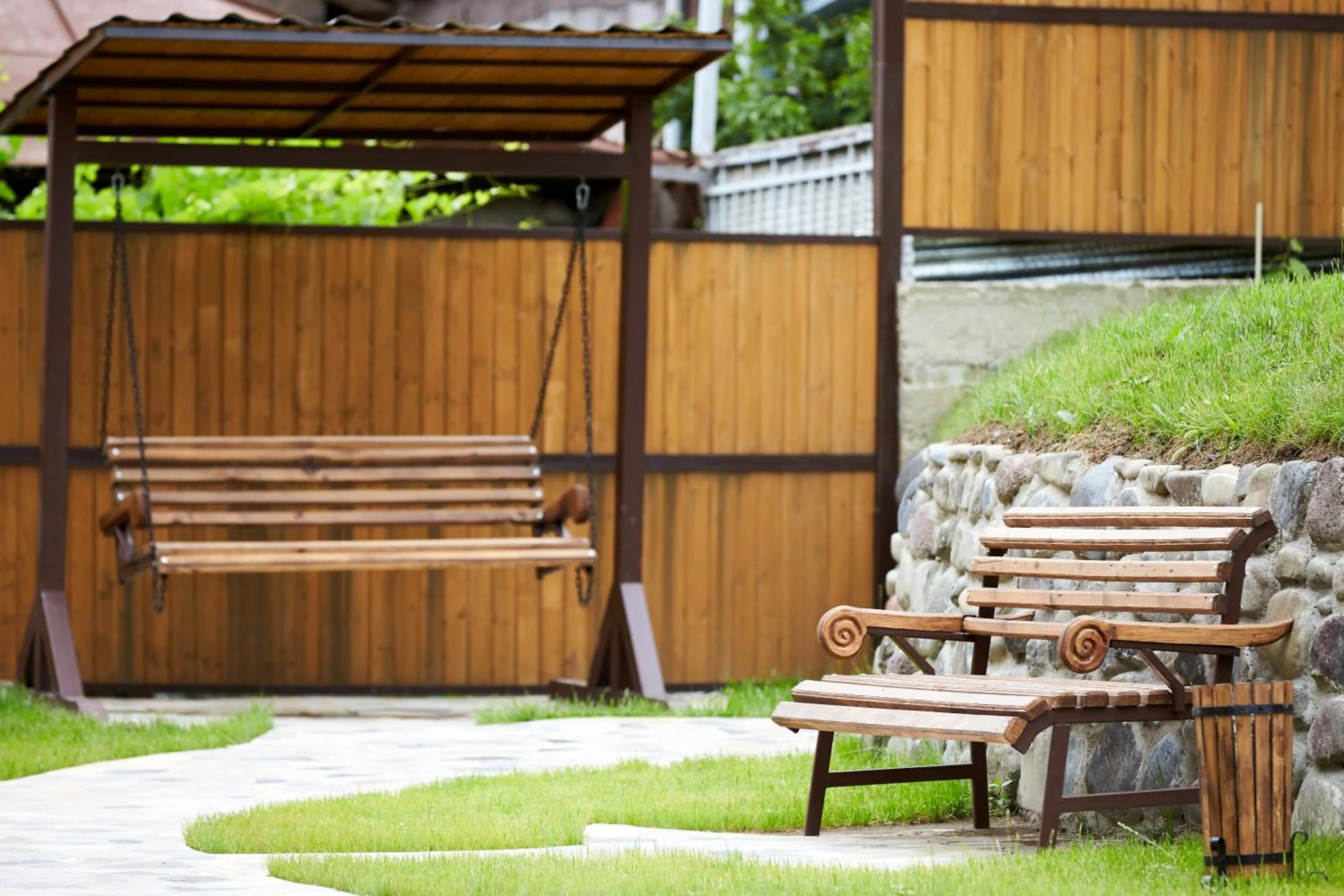 Patio in Hotel Old Borjomi
