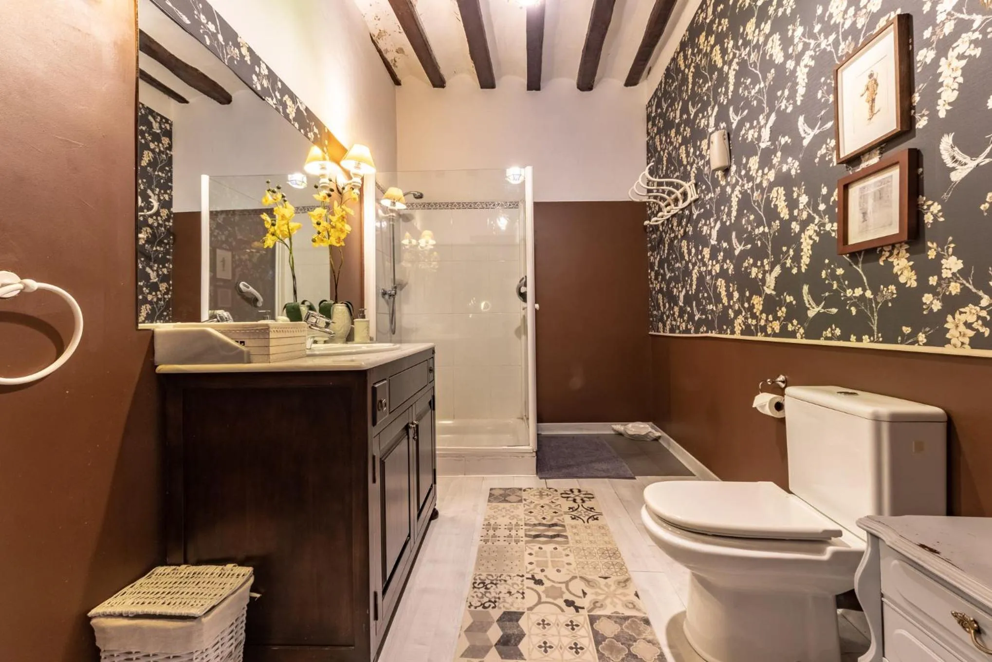 Bathroom in Peregrinando, pensión con encanto