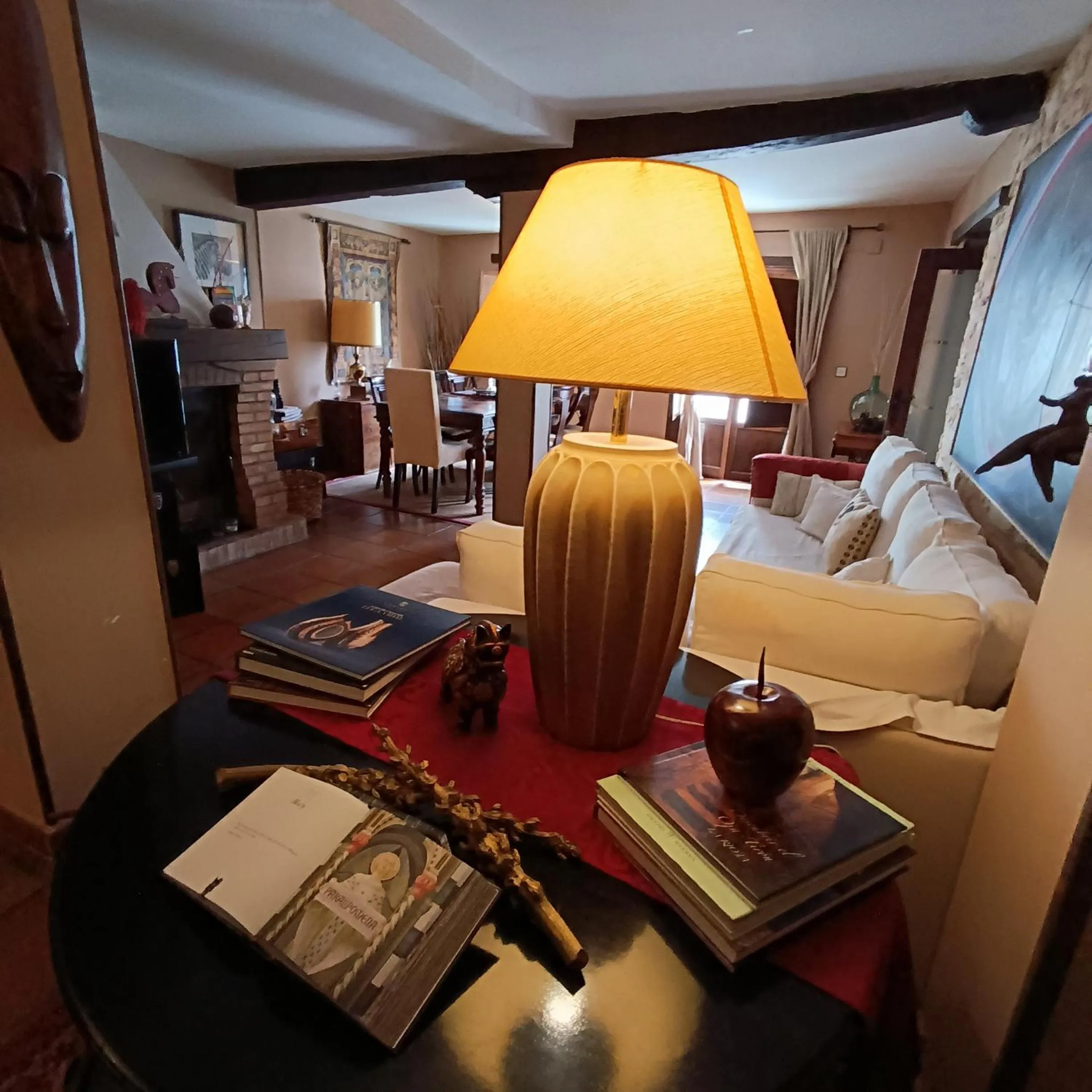 Living room, Bed in Peregrinando, pensión con encanto