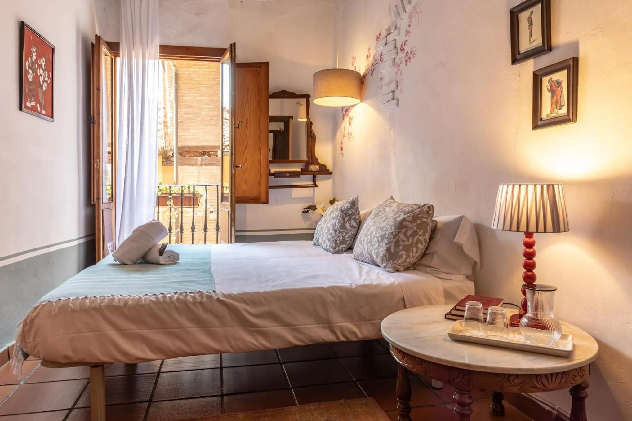Bedroom, Bed in Peregrinando, pensión con encanto