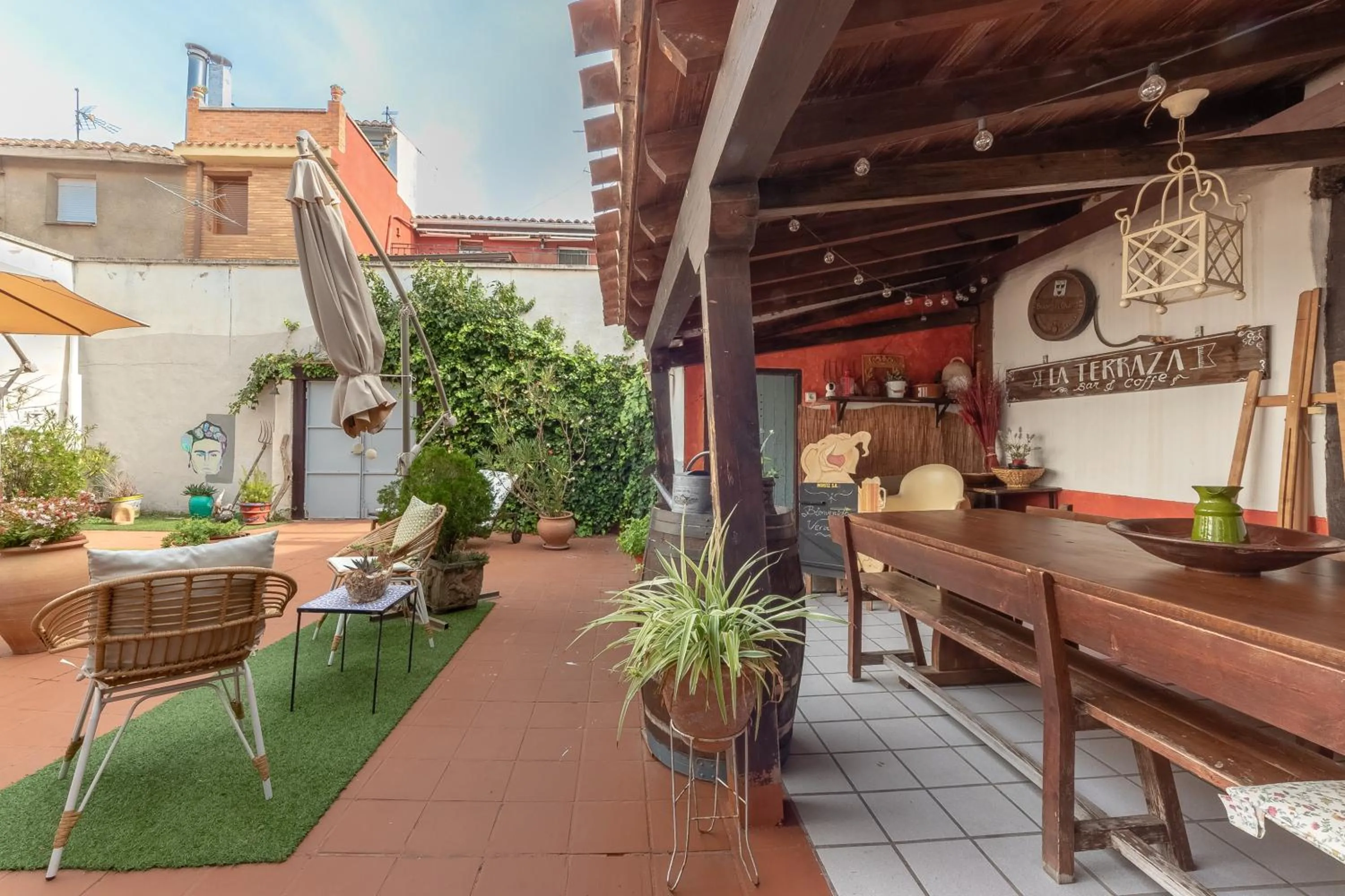 Patio in Peregrinando, pensión con encanto