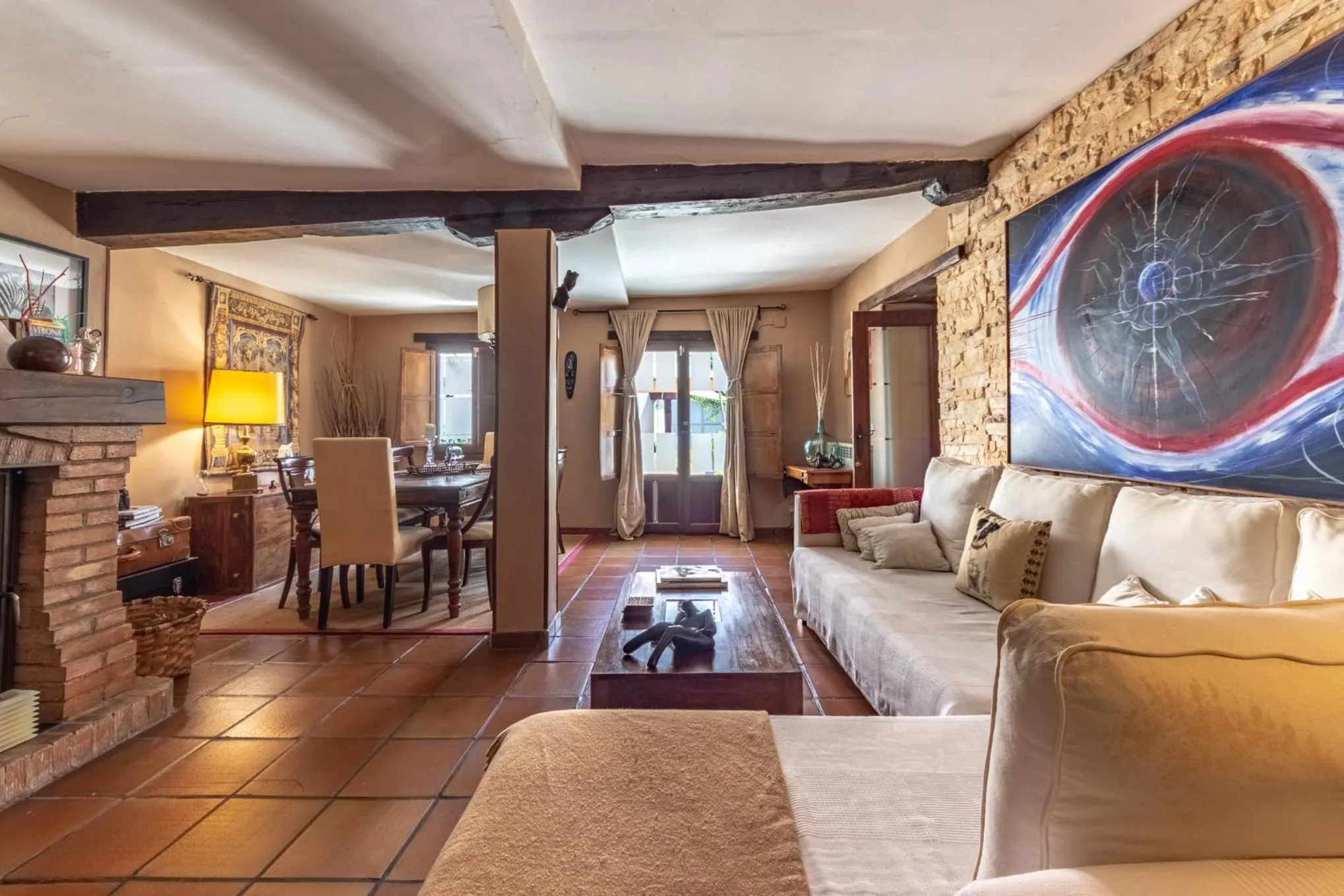 Communal lounge/ TV room in Peregrinando, pensión con encanto