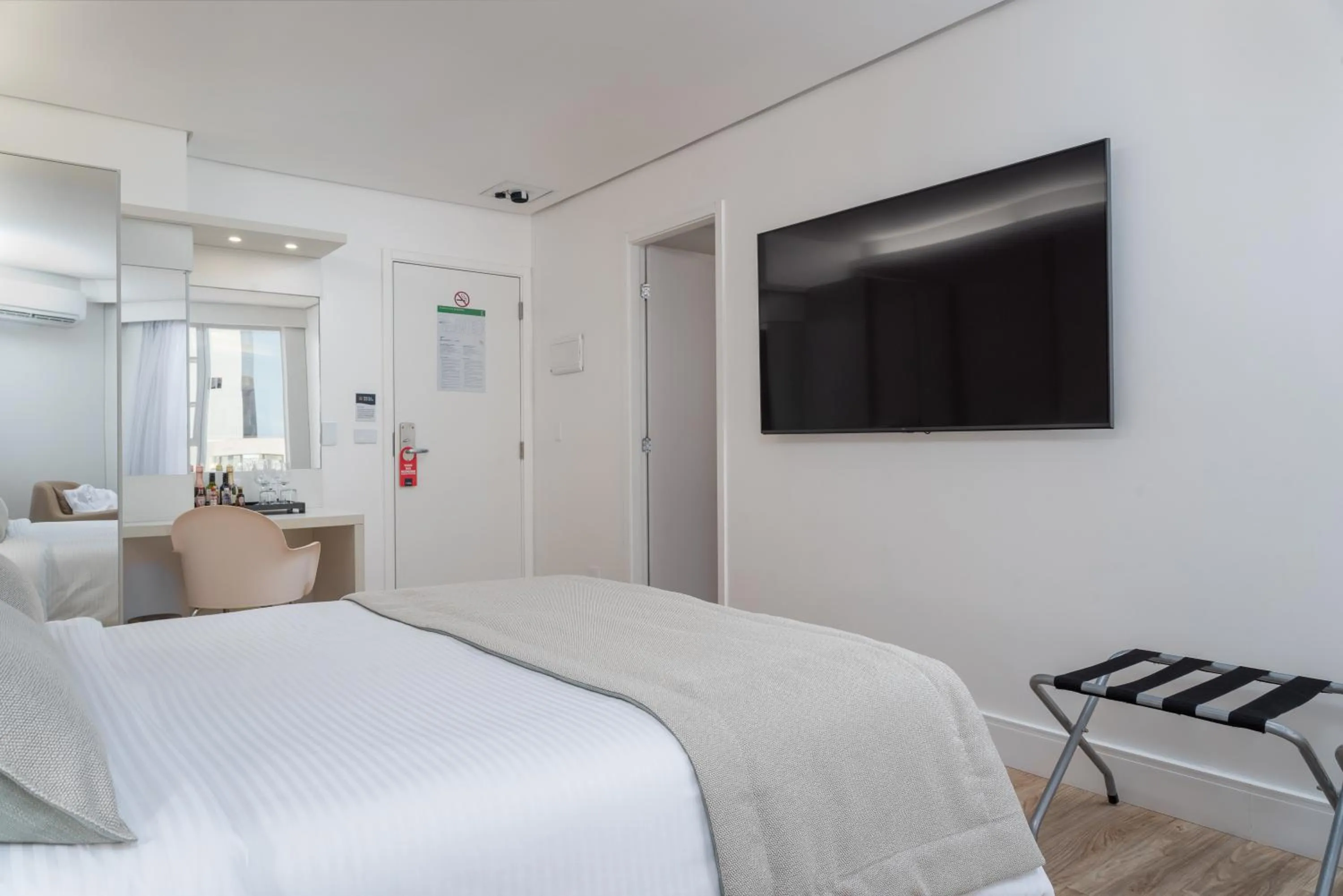 Bed in Hotel Brisa Suítes Pajuçara