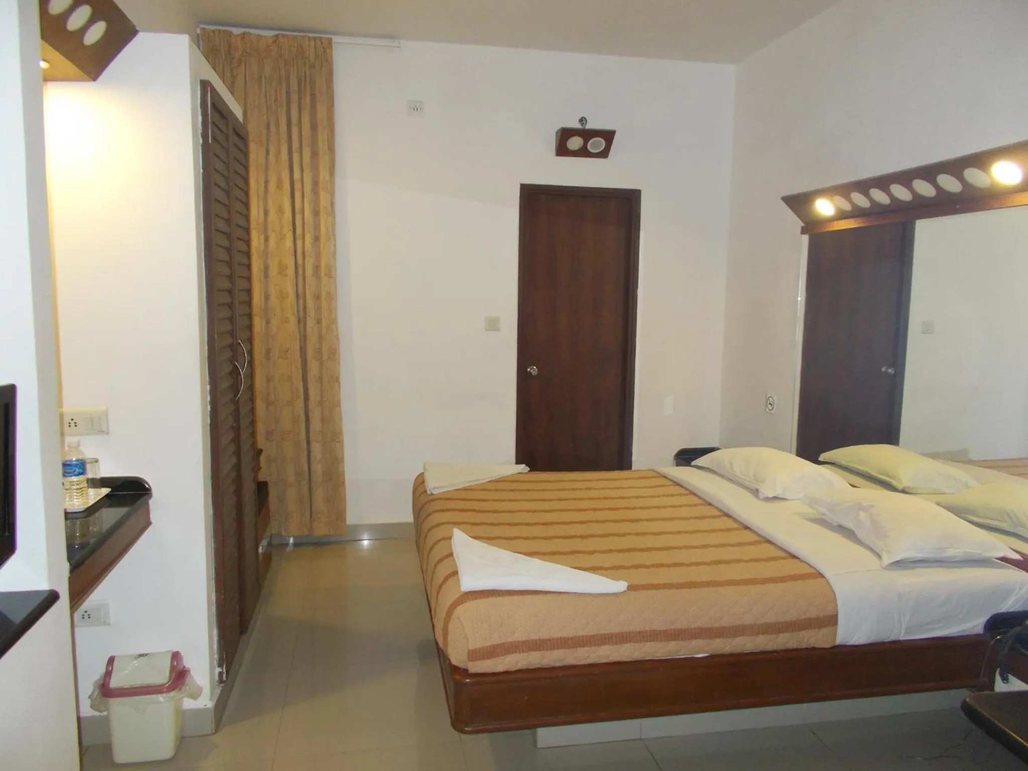 Bedroom, Bed in Lotus Comfort - A Pondy Hotel
