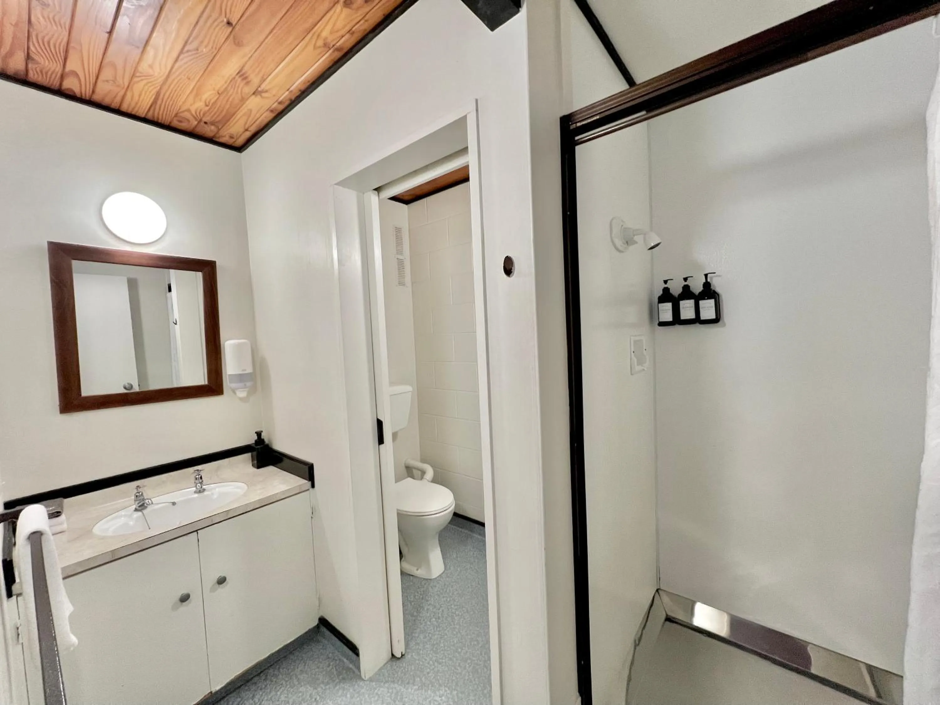 Bathroom in Mountain View Motel