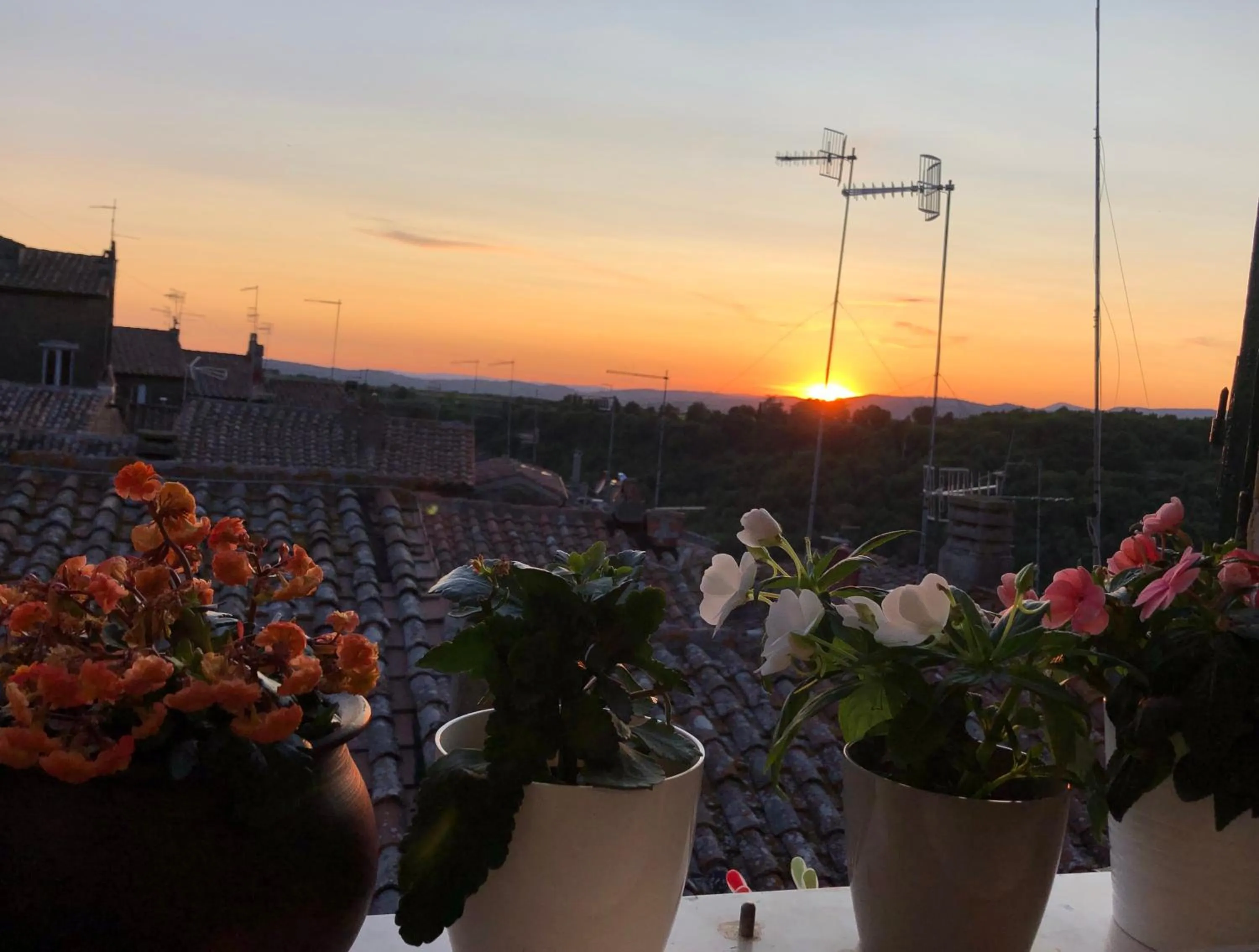 Sunset in B&B Dimor'à