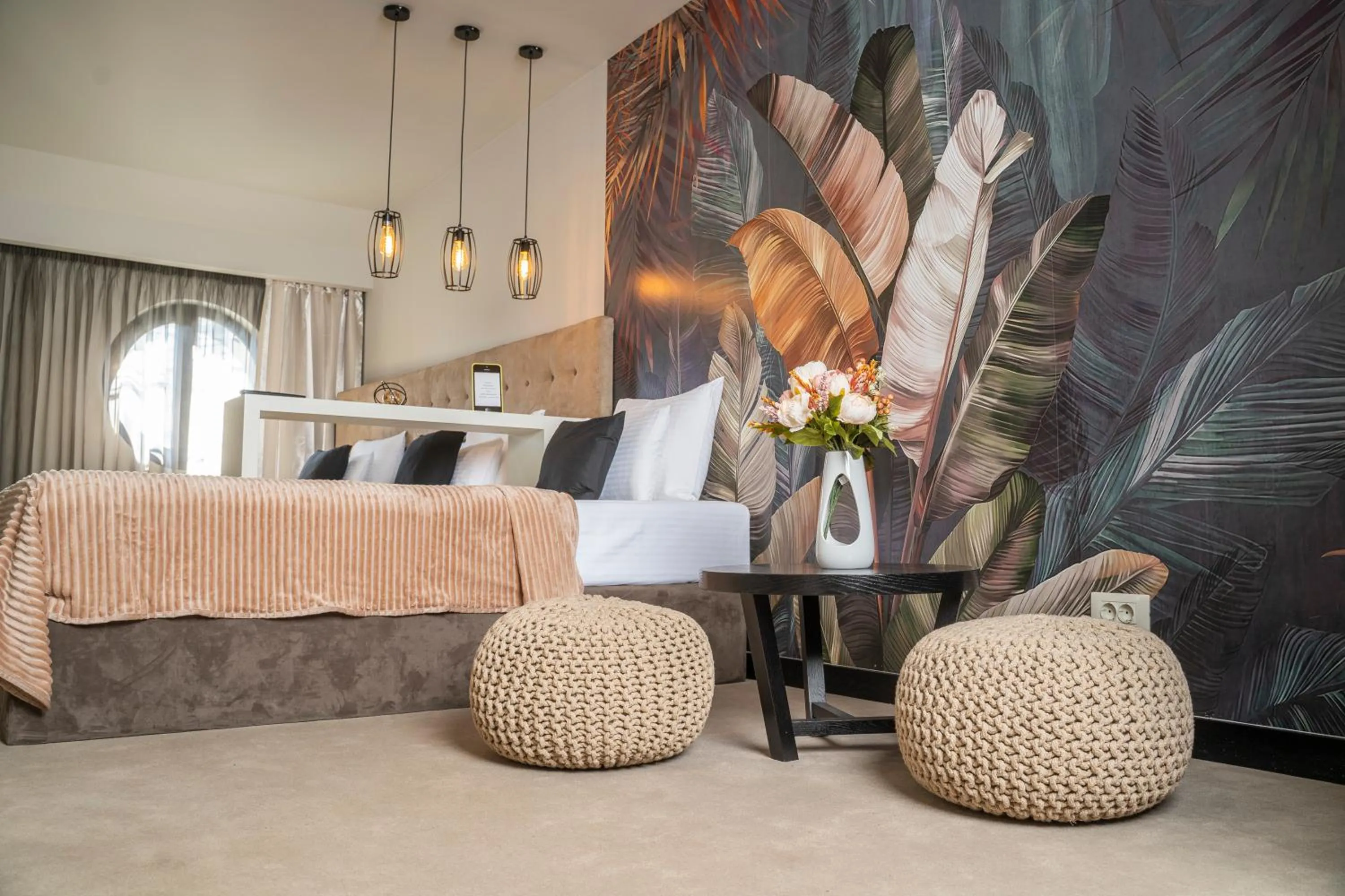 Living room, Bed in Akacija Luxury Suites