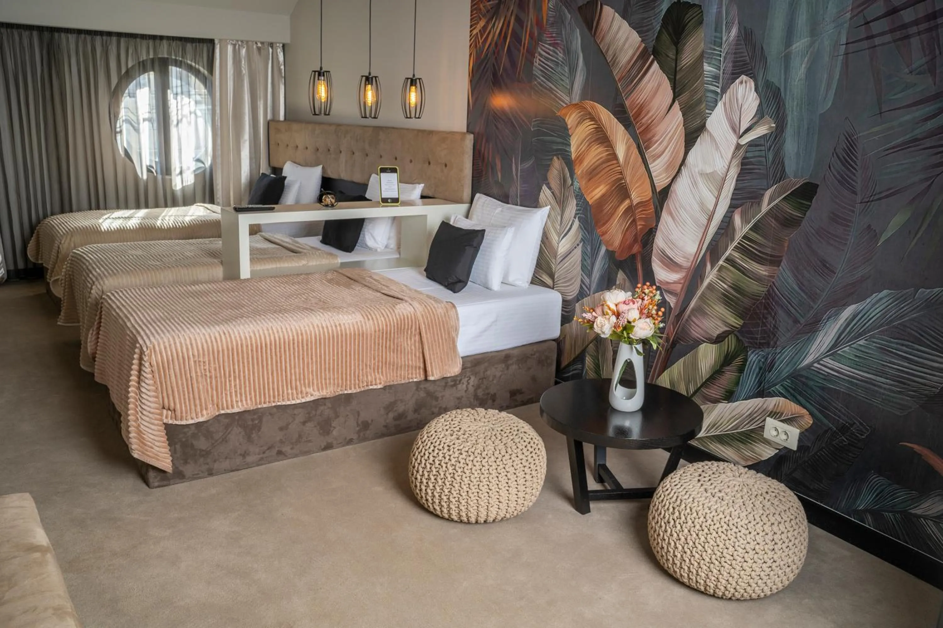 Bed in Akacija Luxury Suites