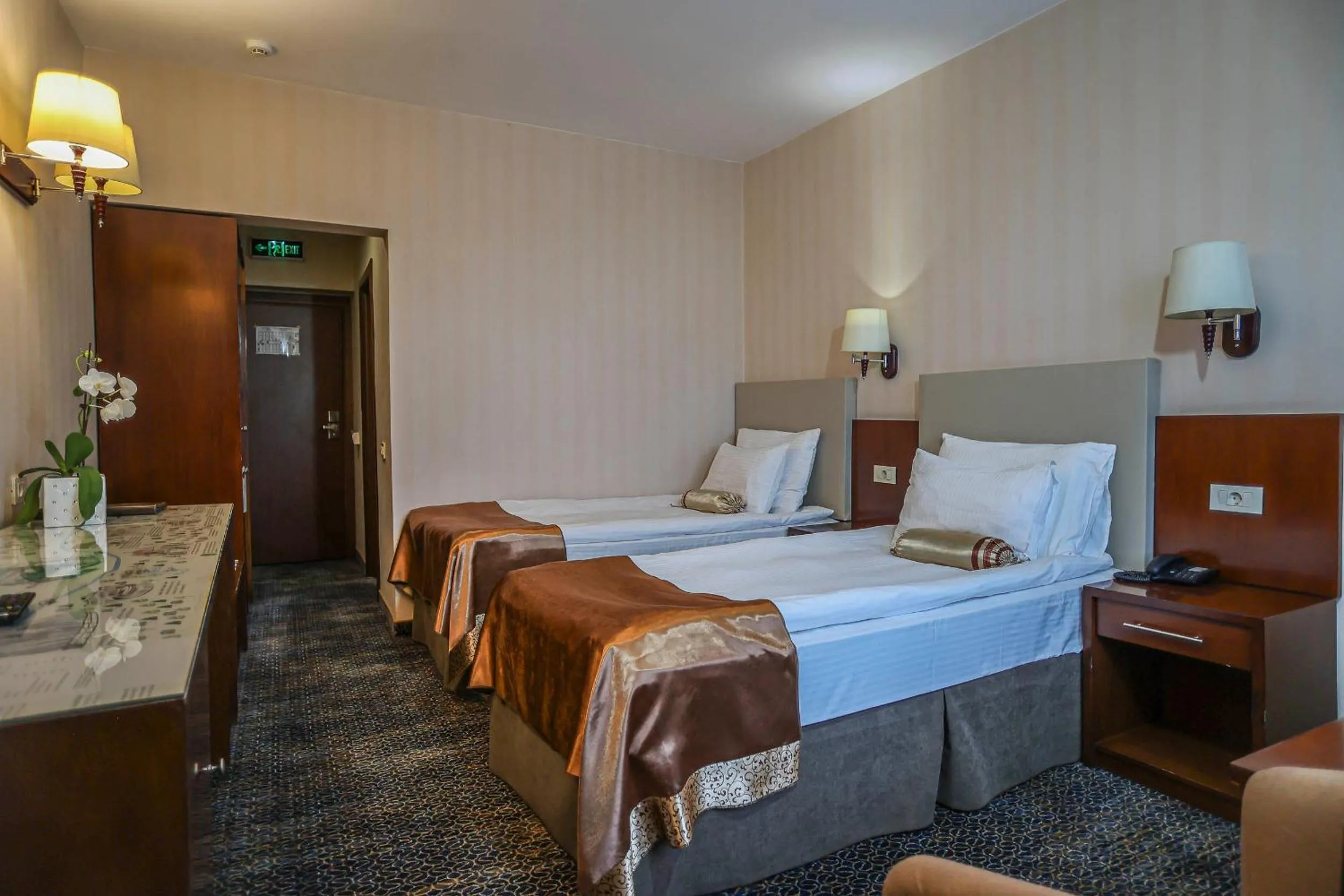 Bed in Grand Hotel Napoca