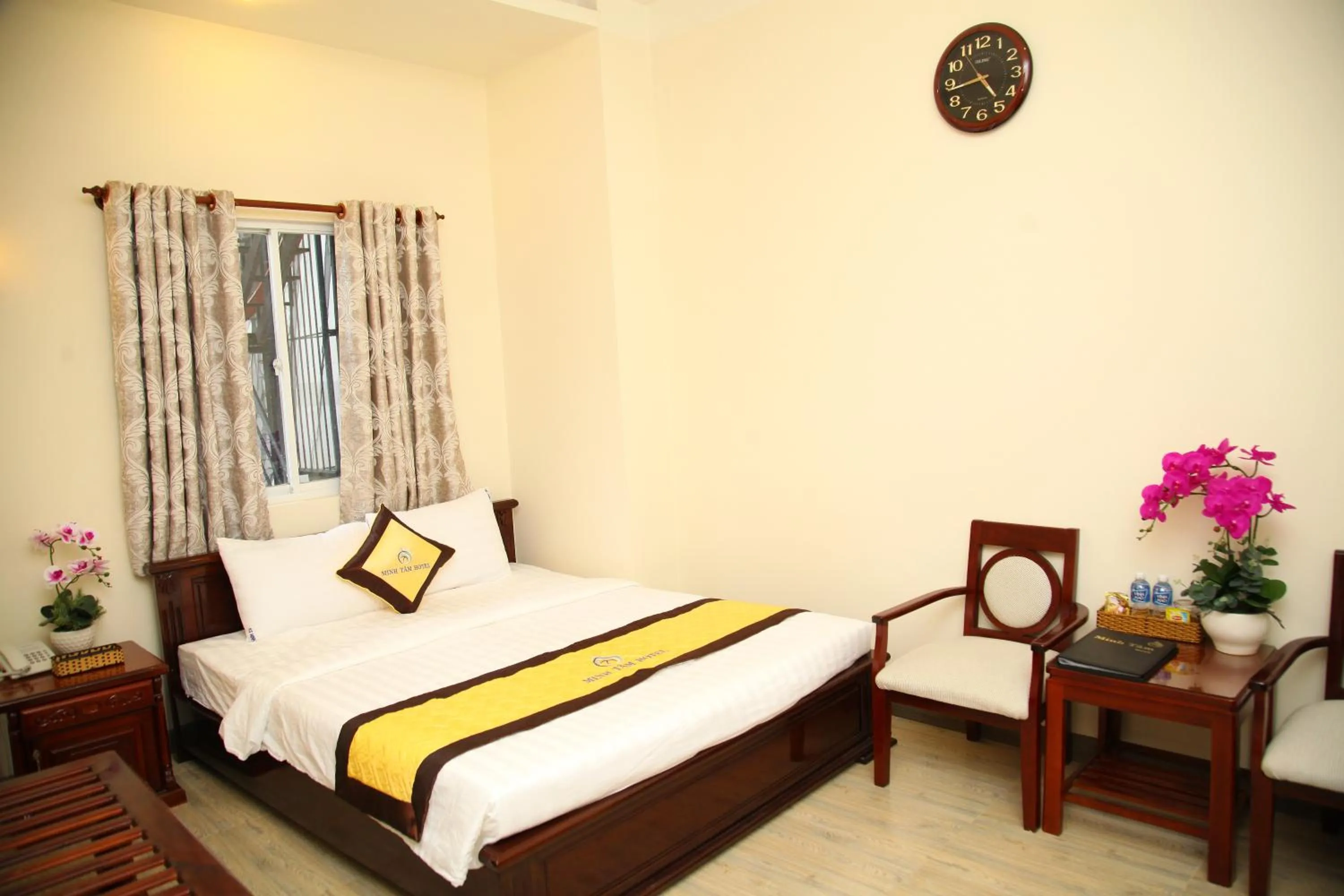 Bed in Minh Tam Hotel and Spa