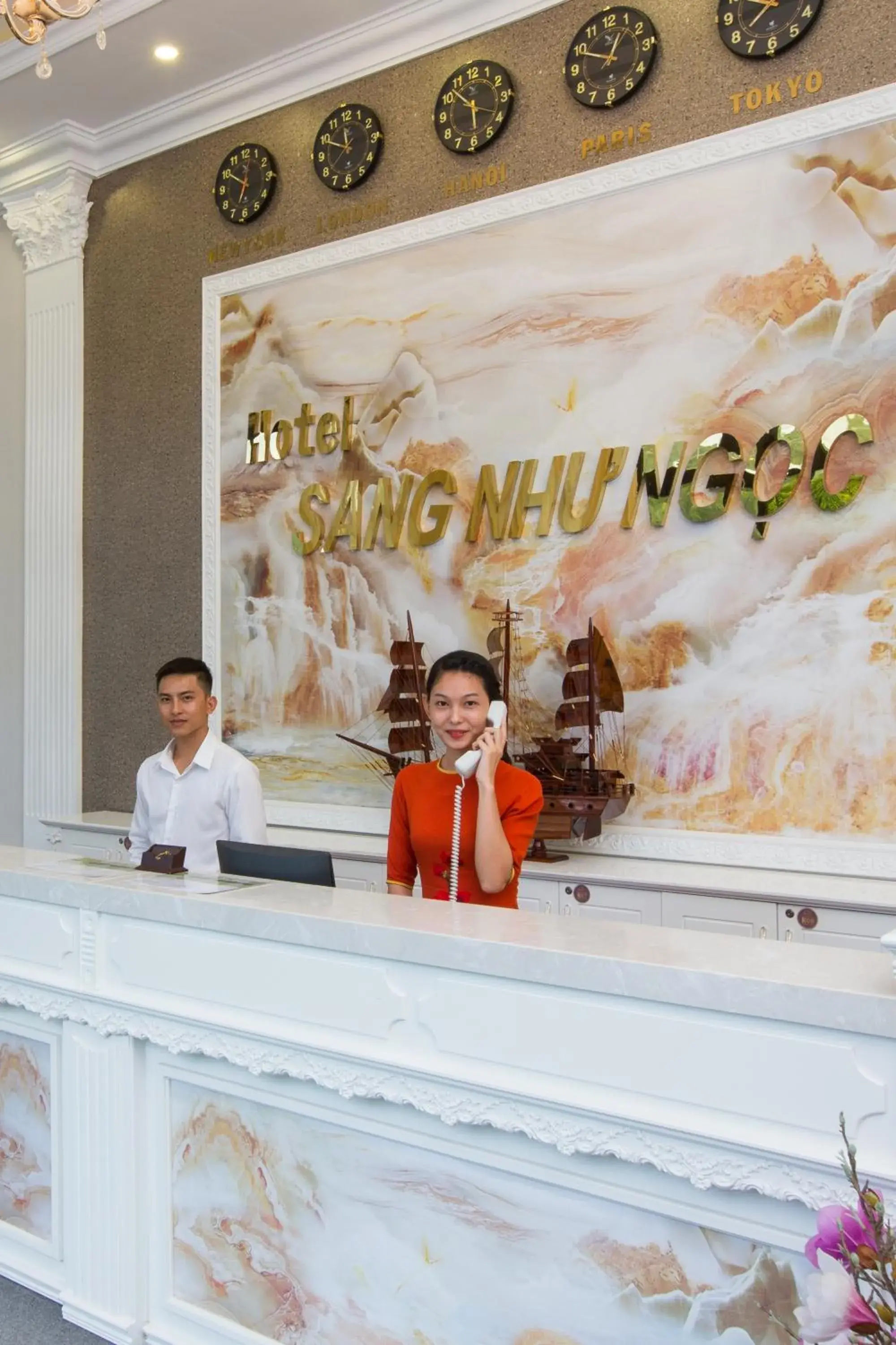 Lobby or reception in Sang Như Ngọc Resort Lobby or reception in Sang Như Ngọc Resort