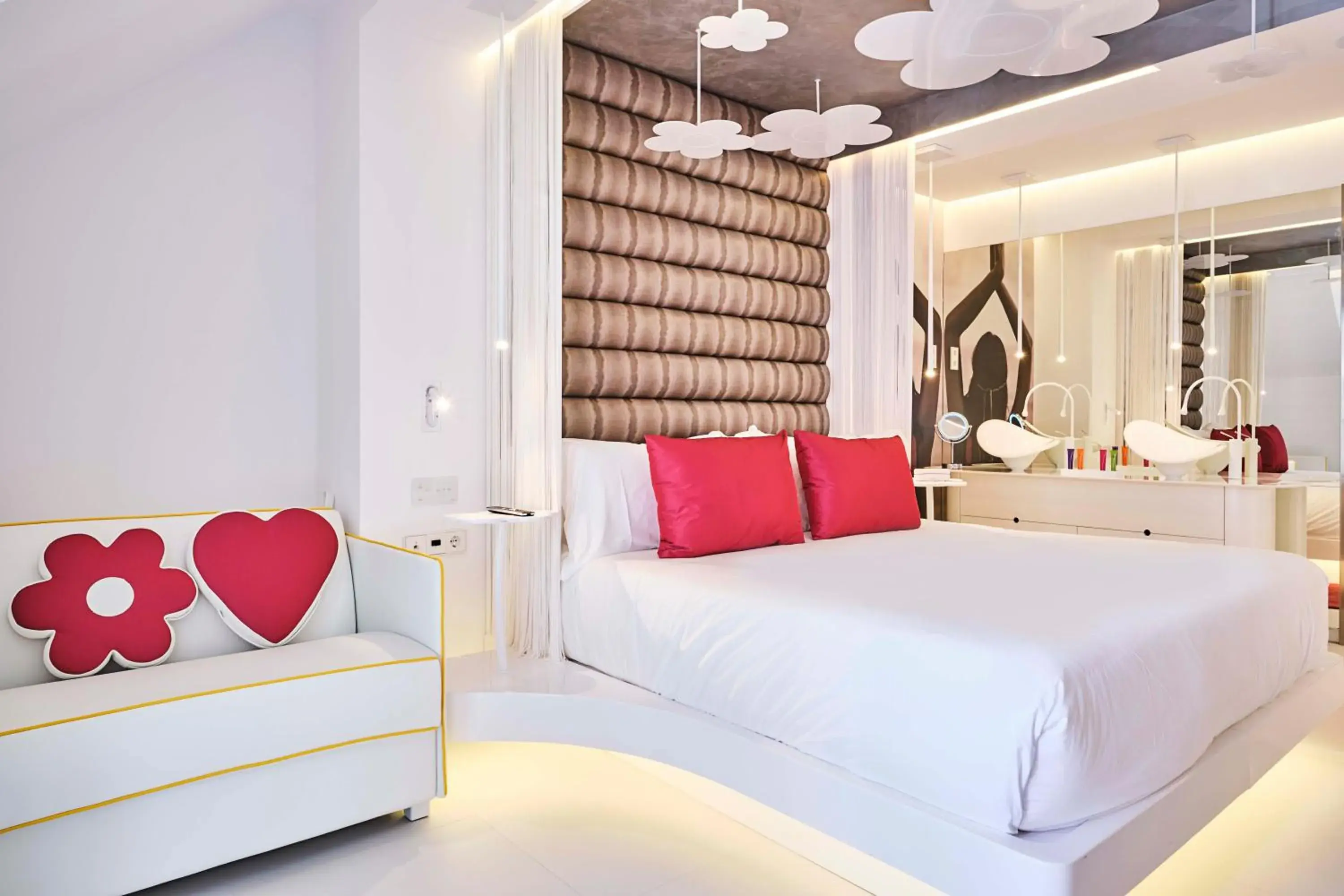 Bed in Five Flowers Hotel Formentera, member of Melia Collection Bed in Five Flowers Hotel Formentera, member of Melia Collection