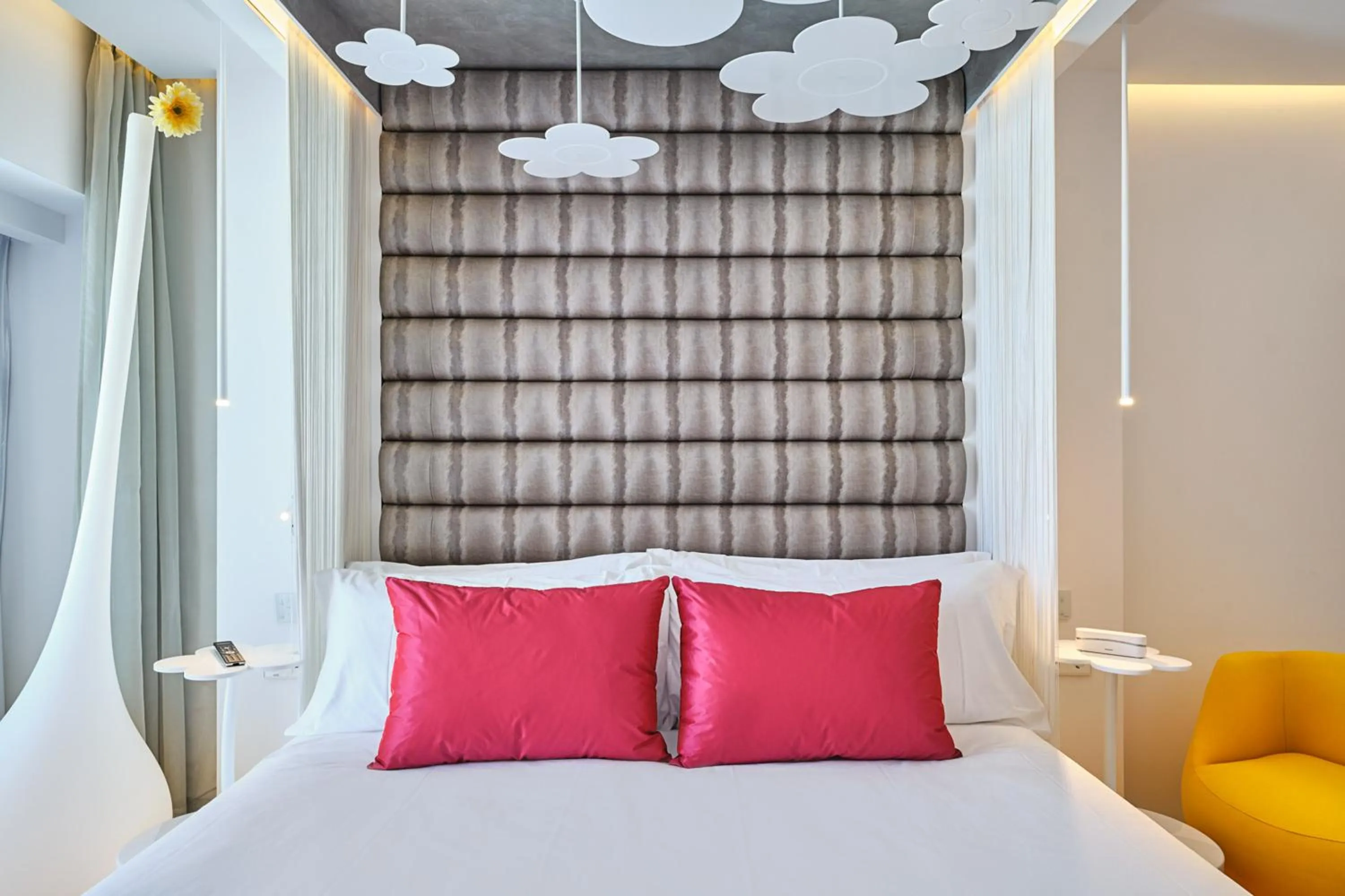 Bed in Five Flowers Hotel Formentera, member of Melia Collection