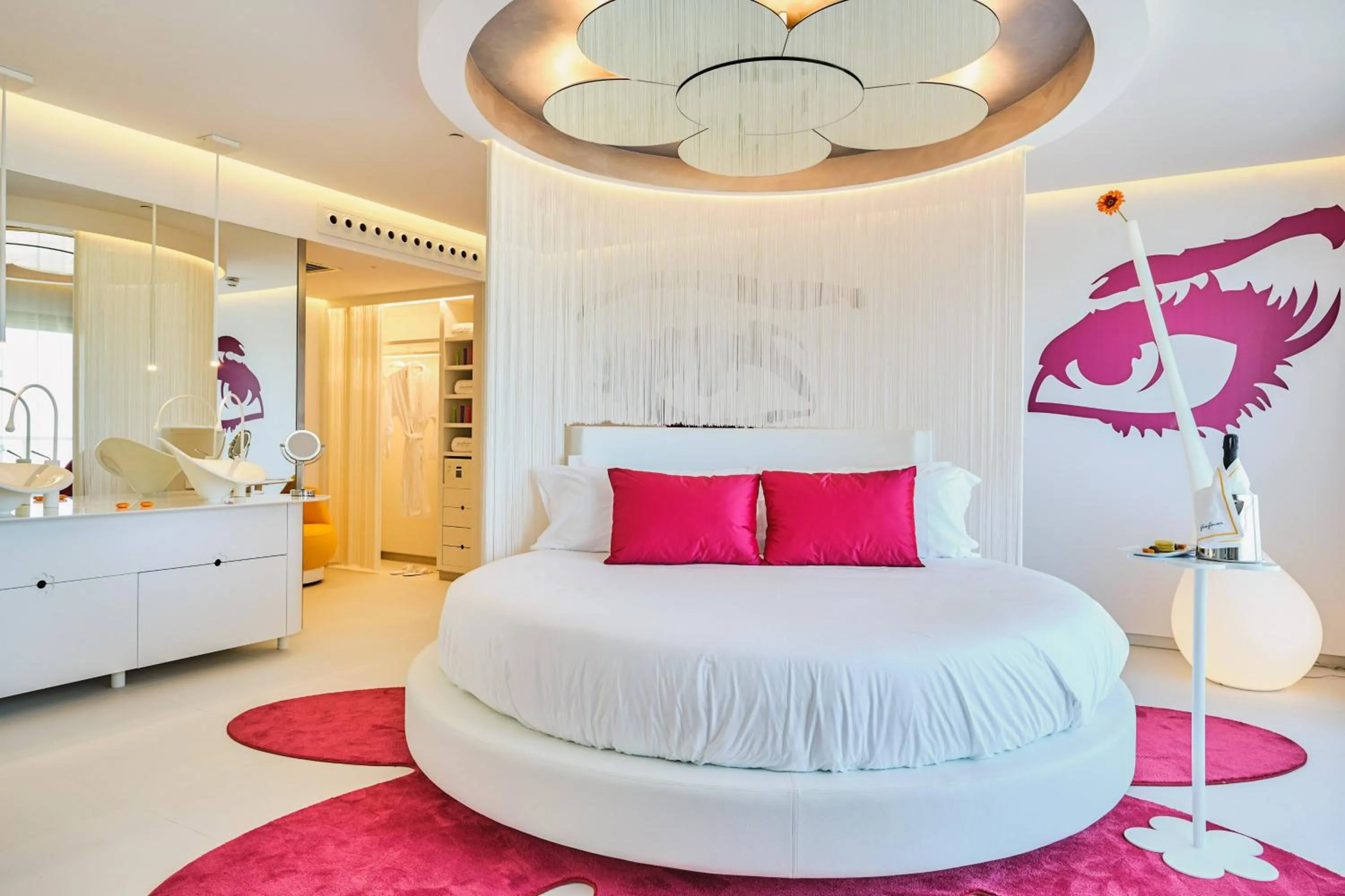 Bed in Five Flowers Hotel Formentera Meliá Collection