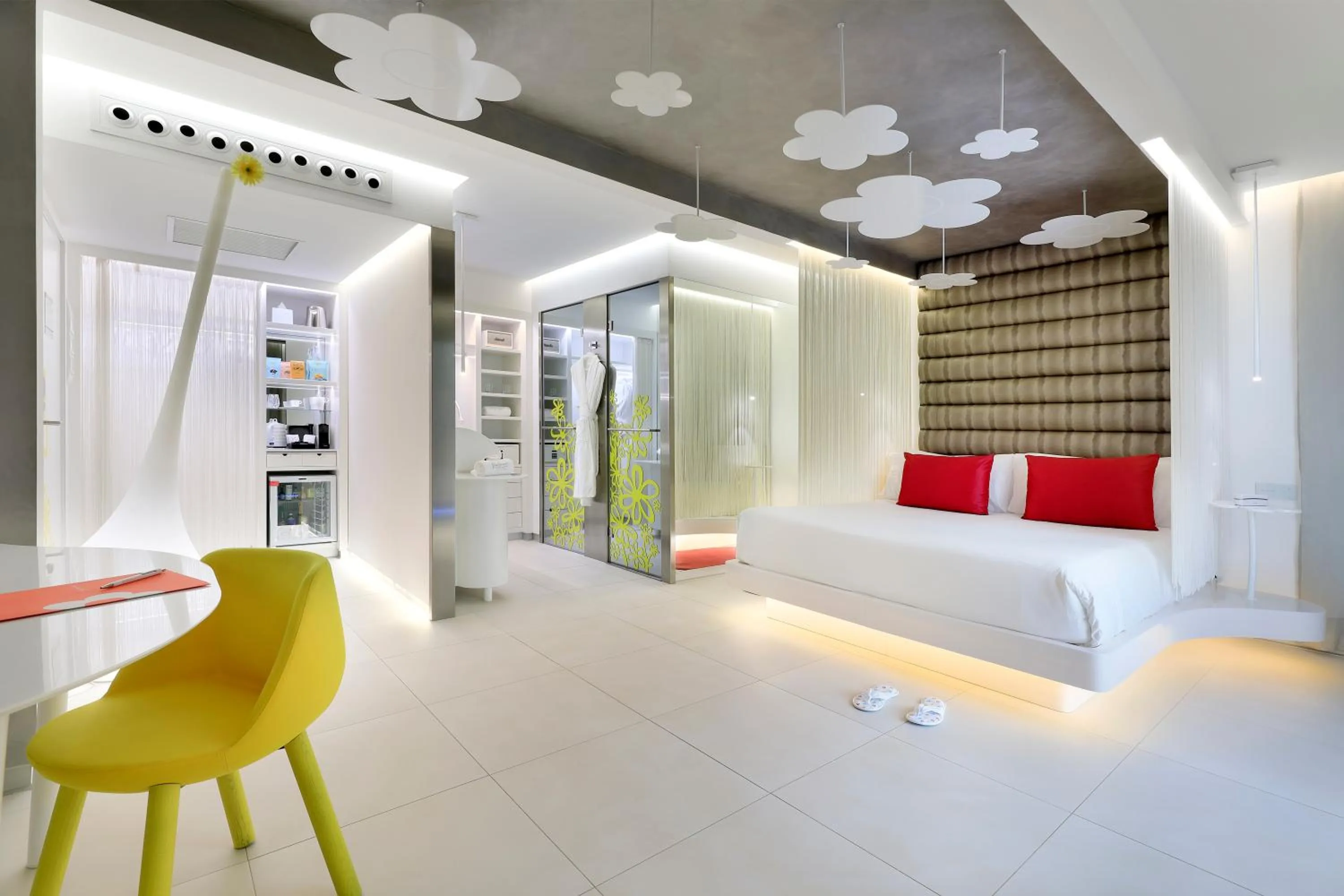 Bed in Five Flowers Hotel Formentera, member of Melia Collection