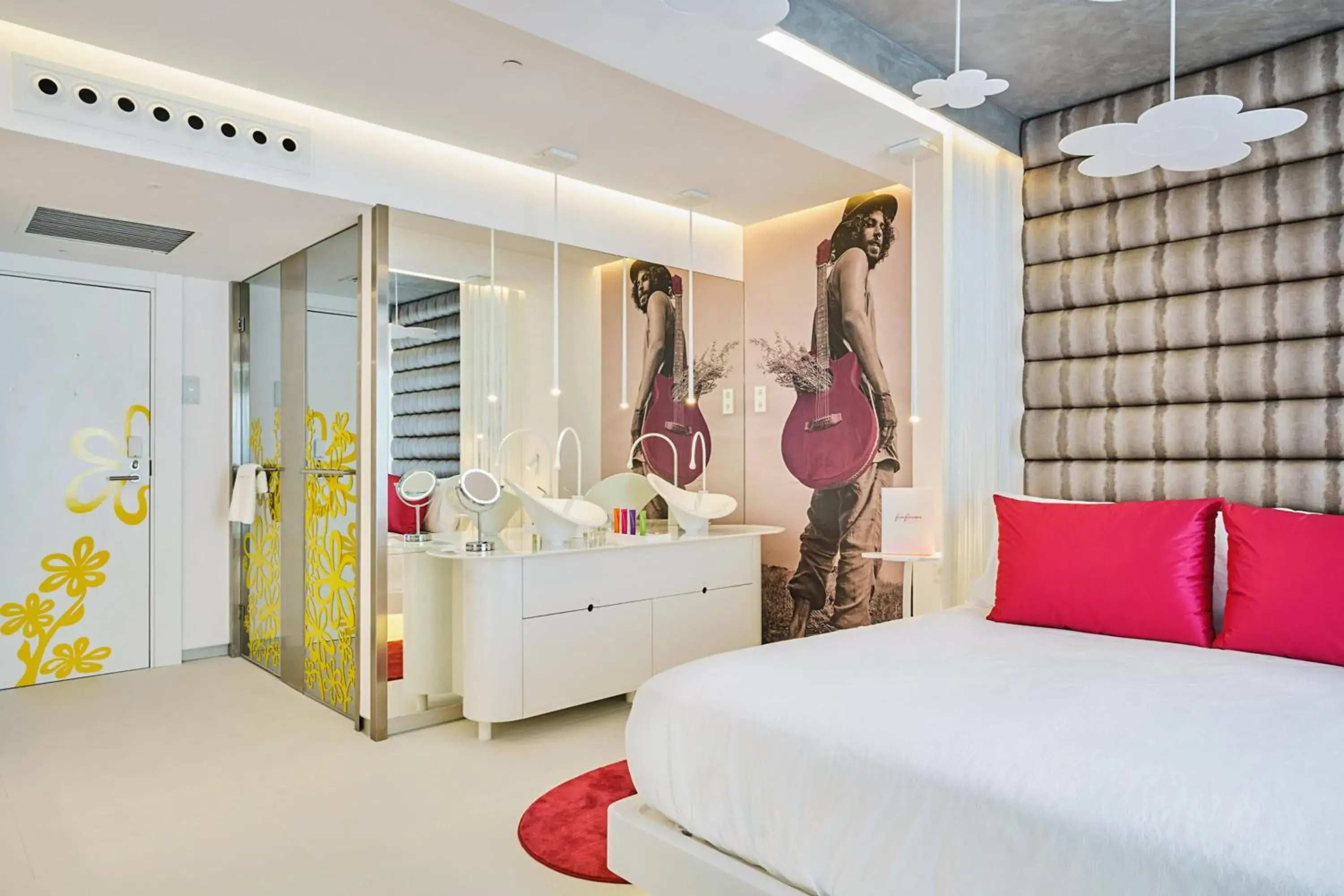 Bed in Five Flowers Hotel Formentera Meliá Collection Bed in Five Flowers Hotel Formentera Meliá Collection