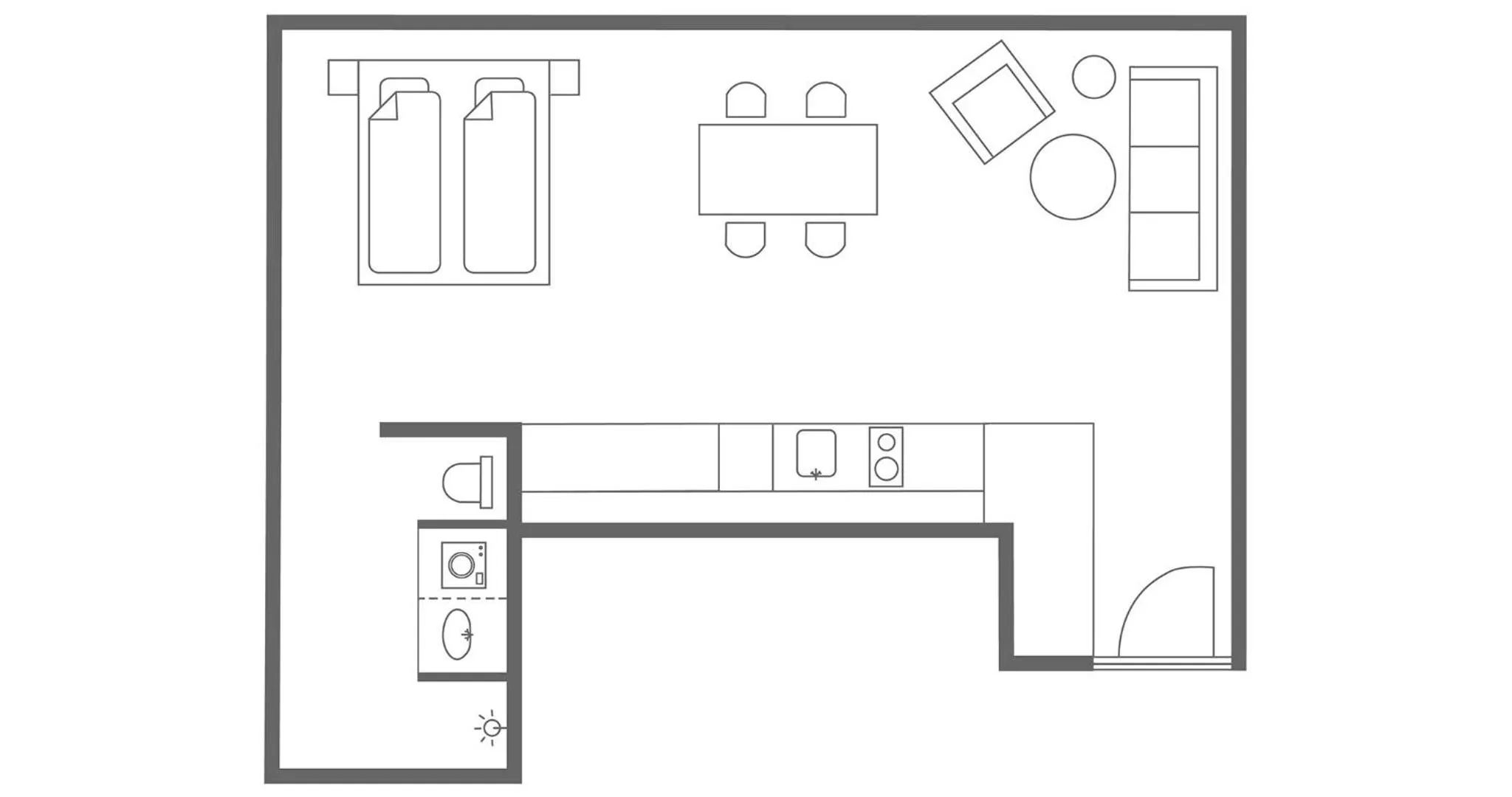 Floor plan in Charlottehaven