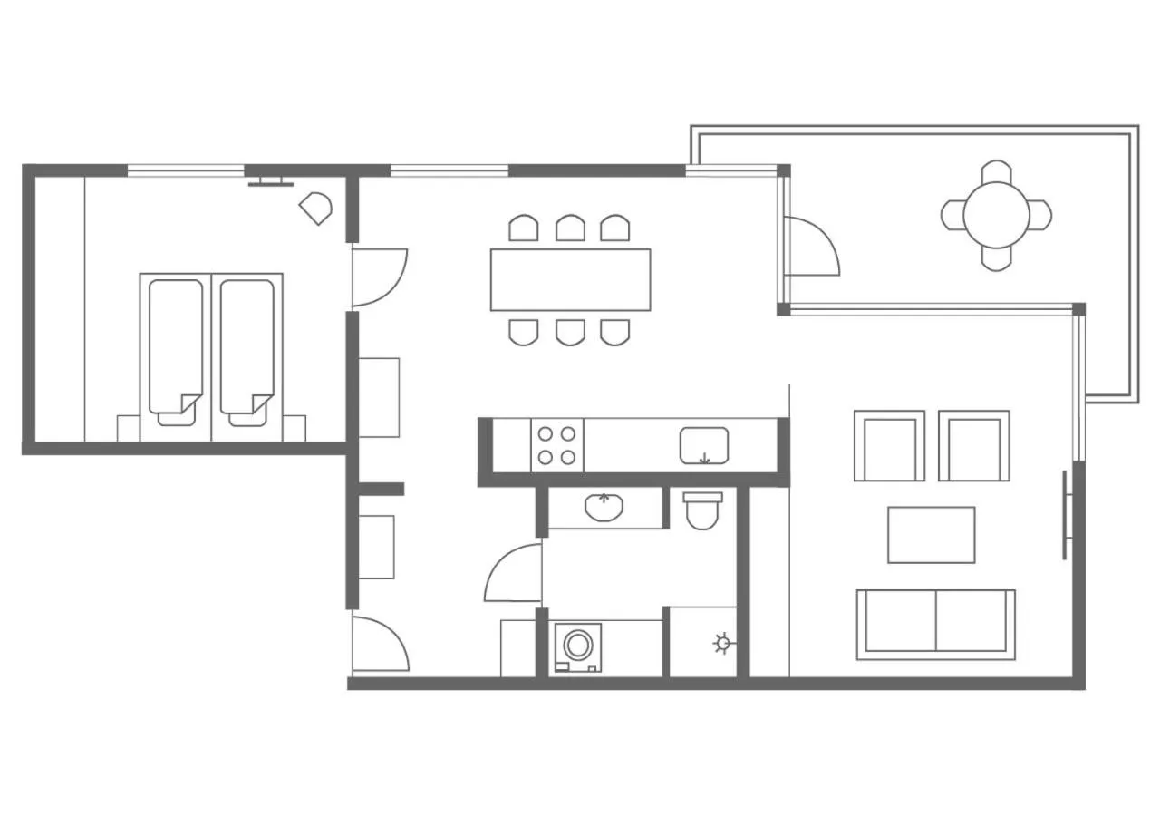 Floor plan in Charlottehaven