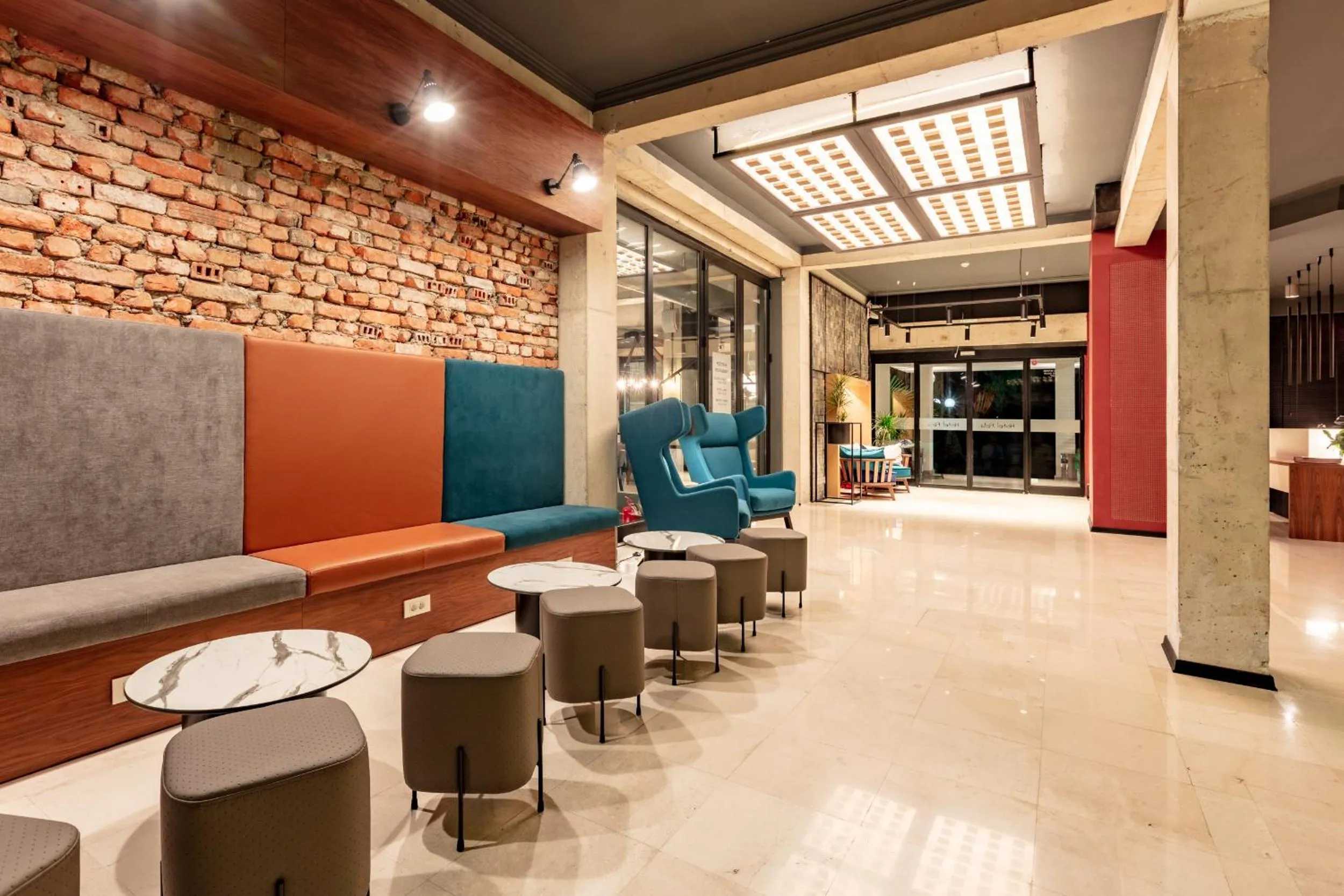 Lobby or reception in Hotel Pela