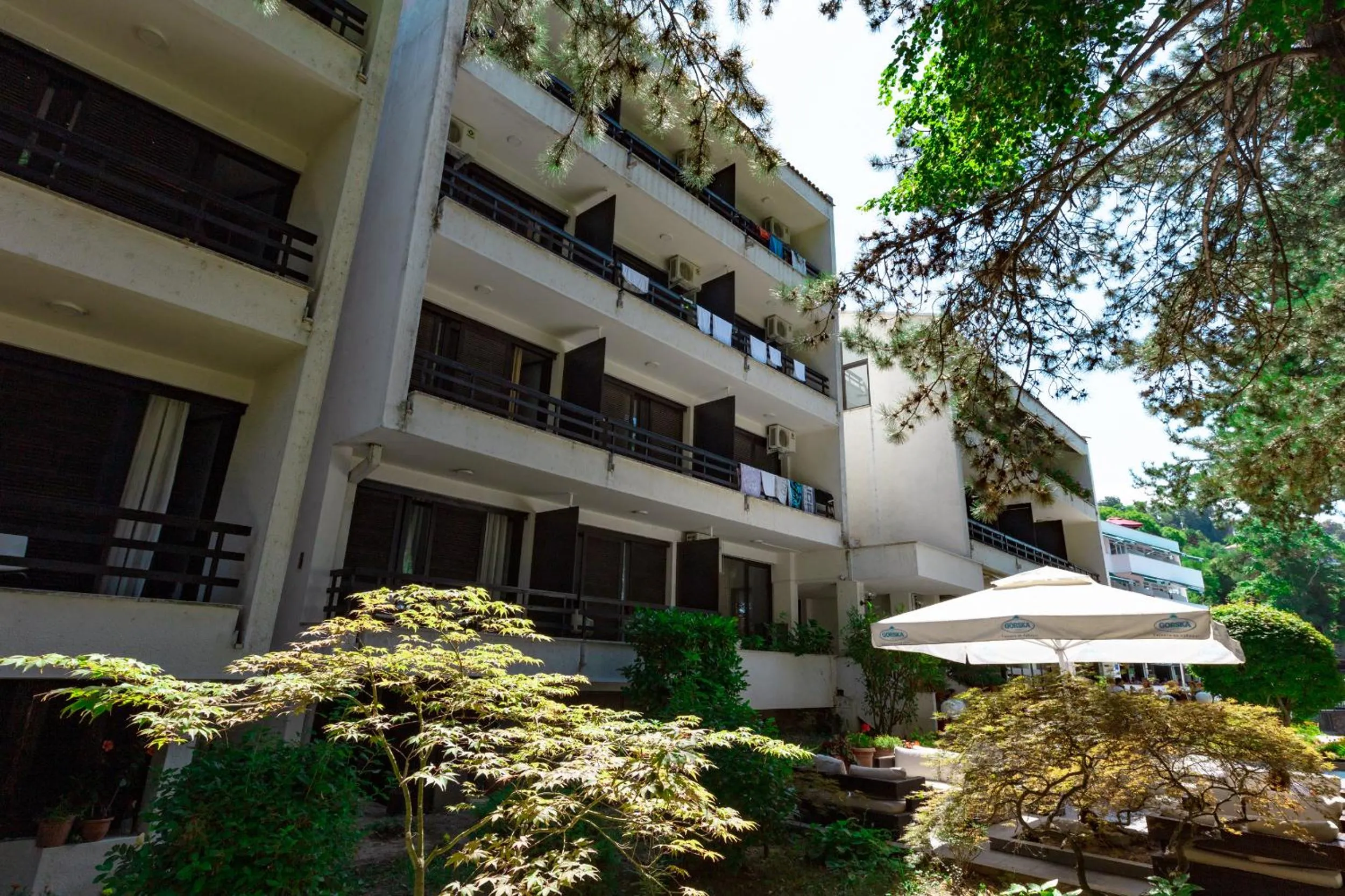 Property building in Hotel Pela