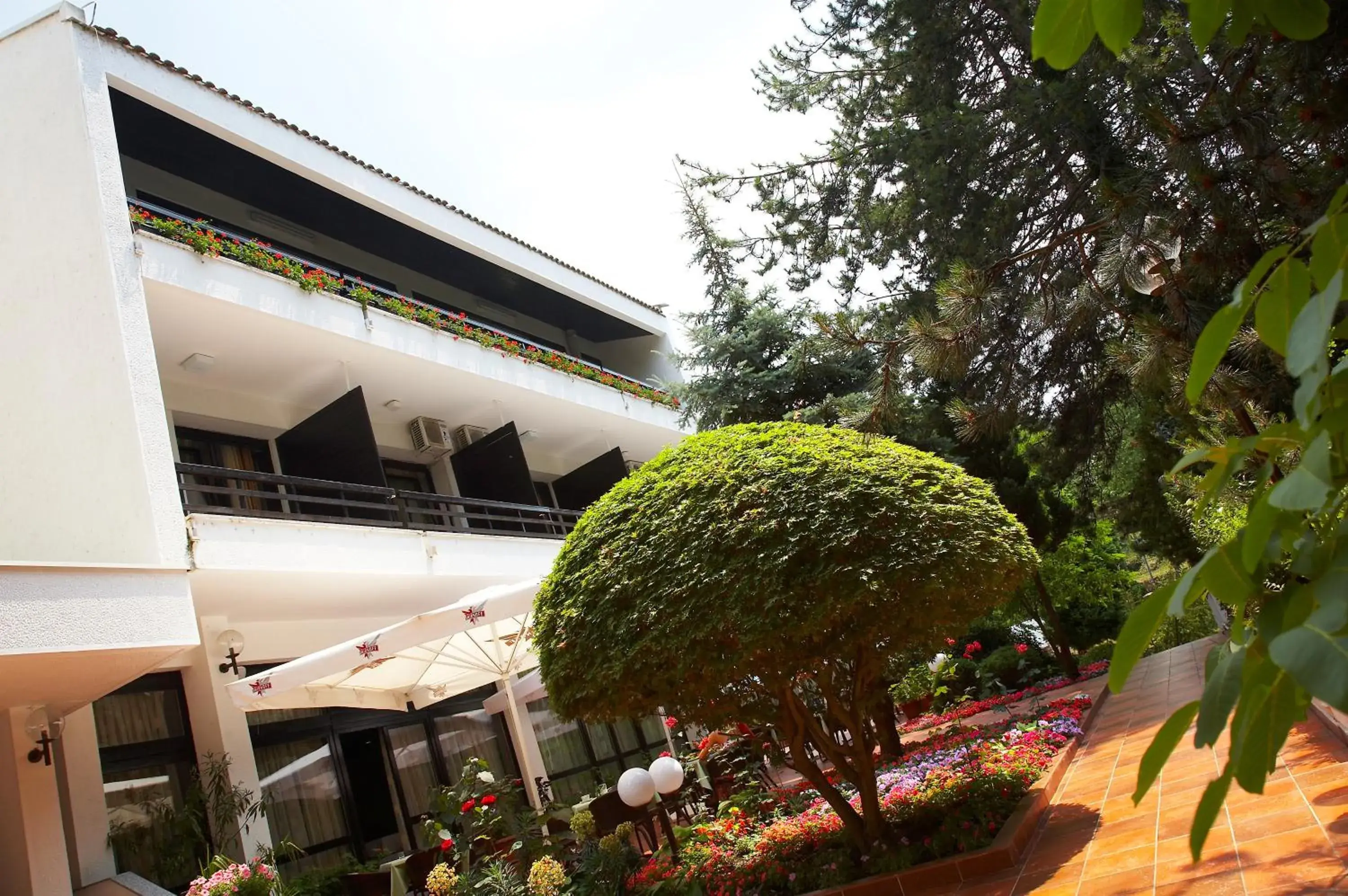 Property building in Hotel Pela Property building in Hotel Pela