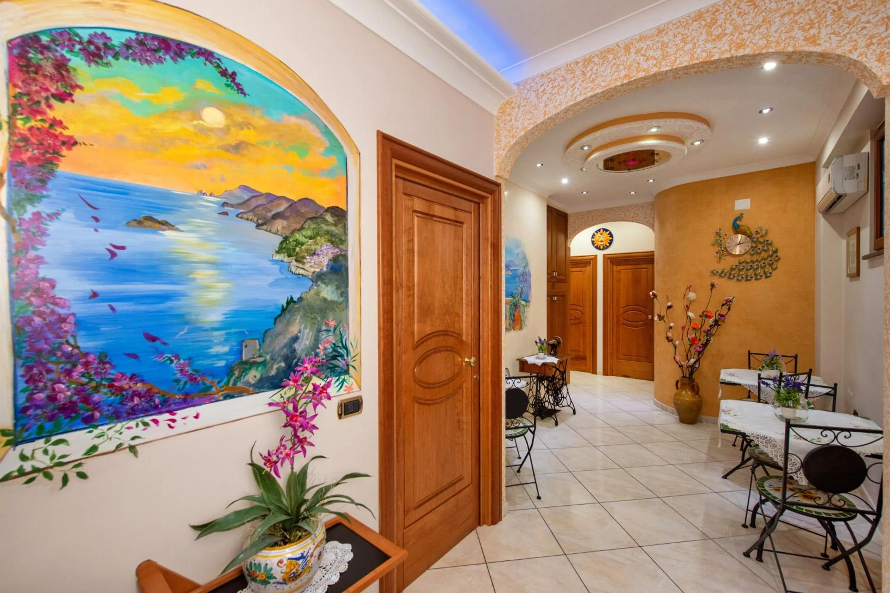 Communal lounge/ TV room in B&B Il Pavone