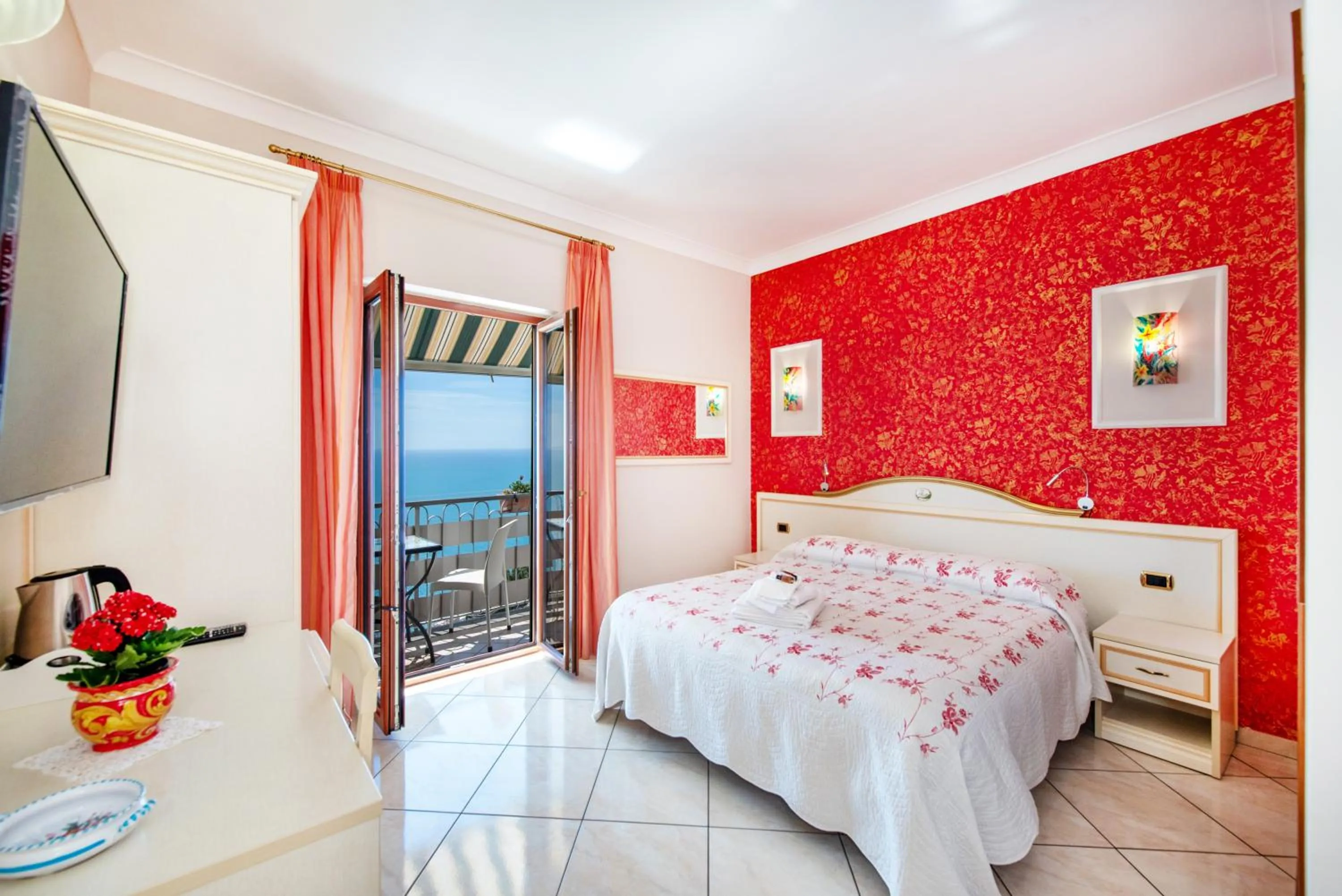 Bed in B&B Il Pavone