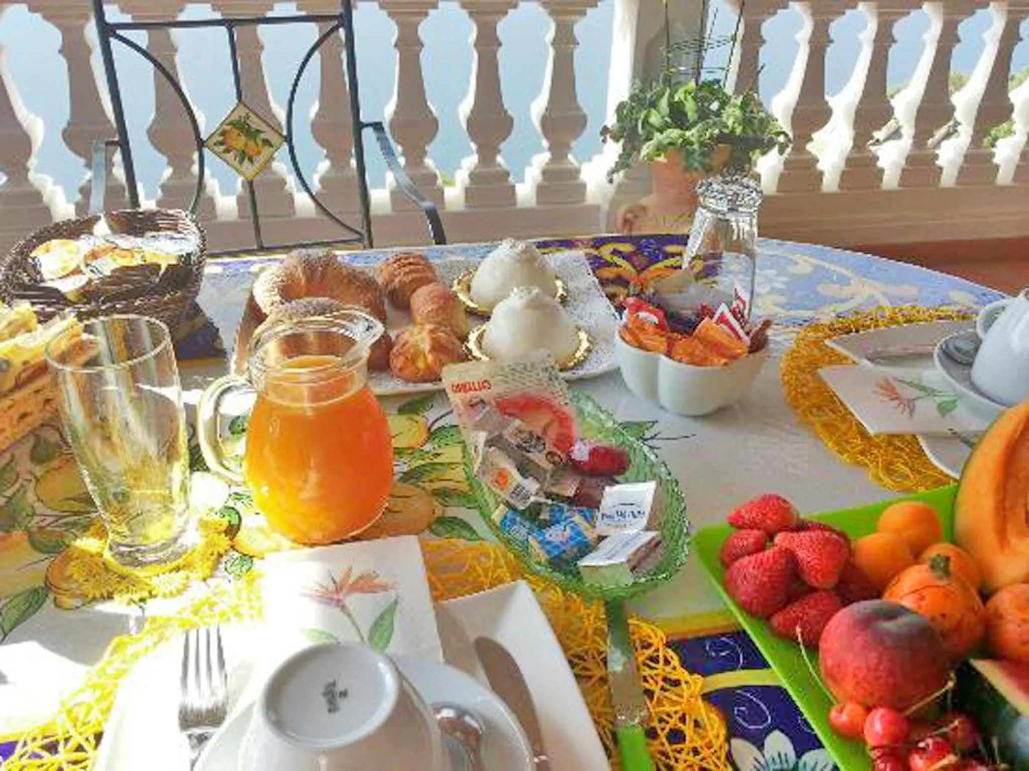 Food close-up in B&B Il Pavone