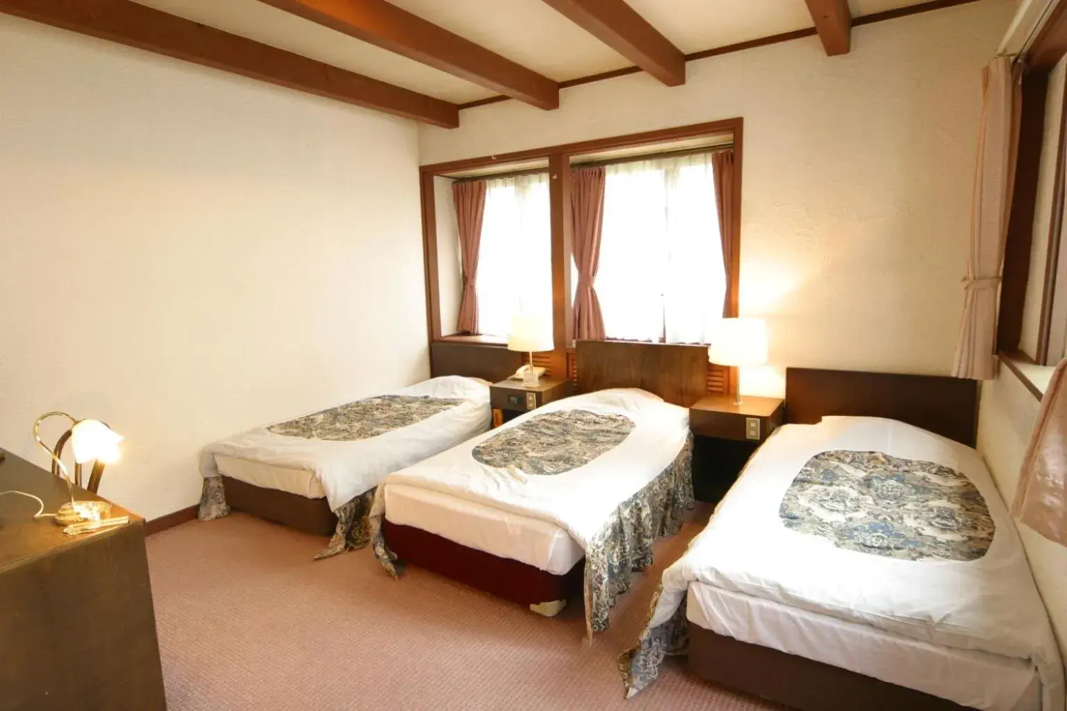 Bed in Hotel Mont Blanc Hakuba