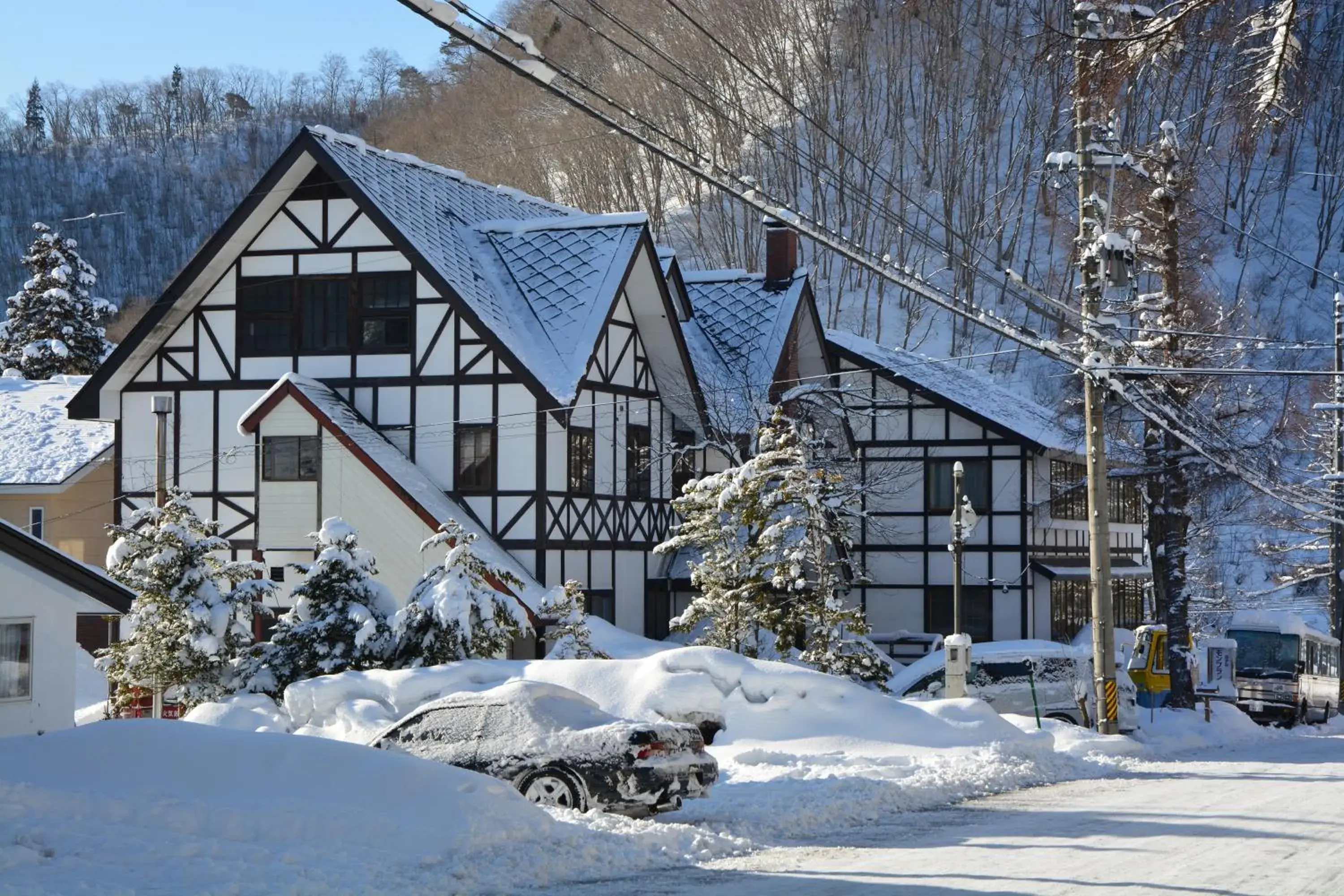 Facade/entrance, Winter in Hotel Mont Blanc Hakuba