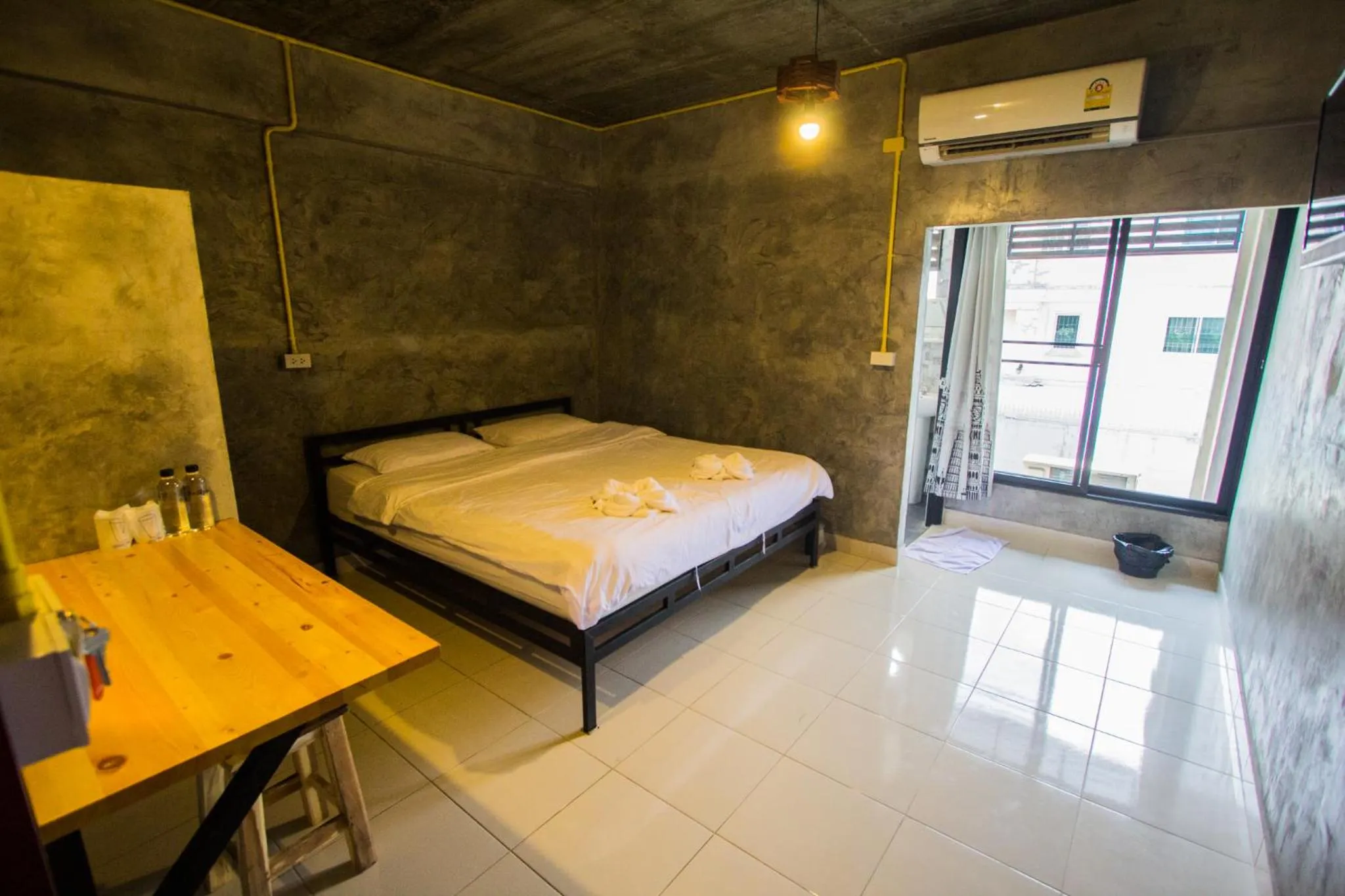 Bed in The Sky Loft Hotel