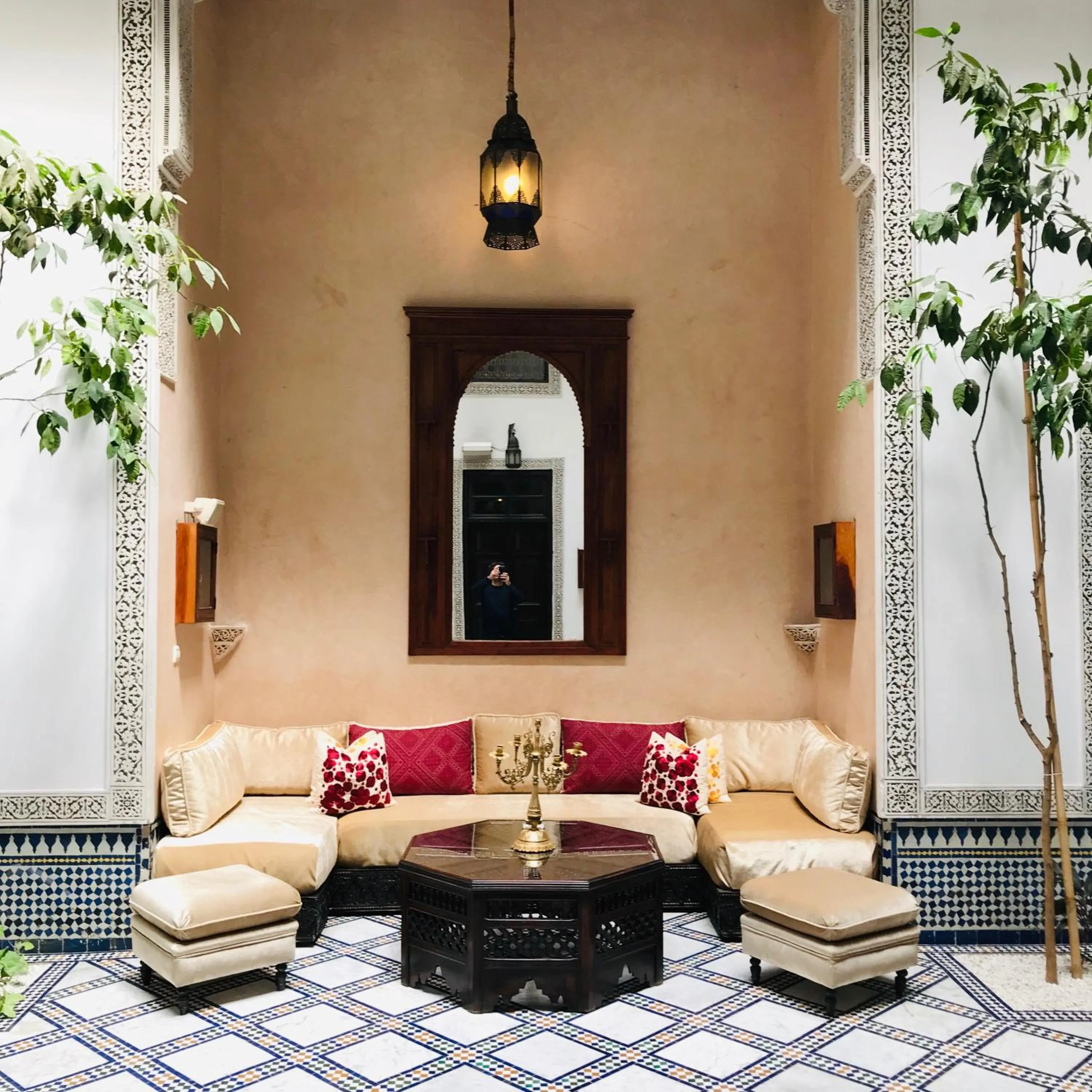 Property building in Riad Maison Bleue and Spa