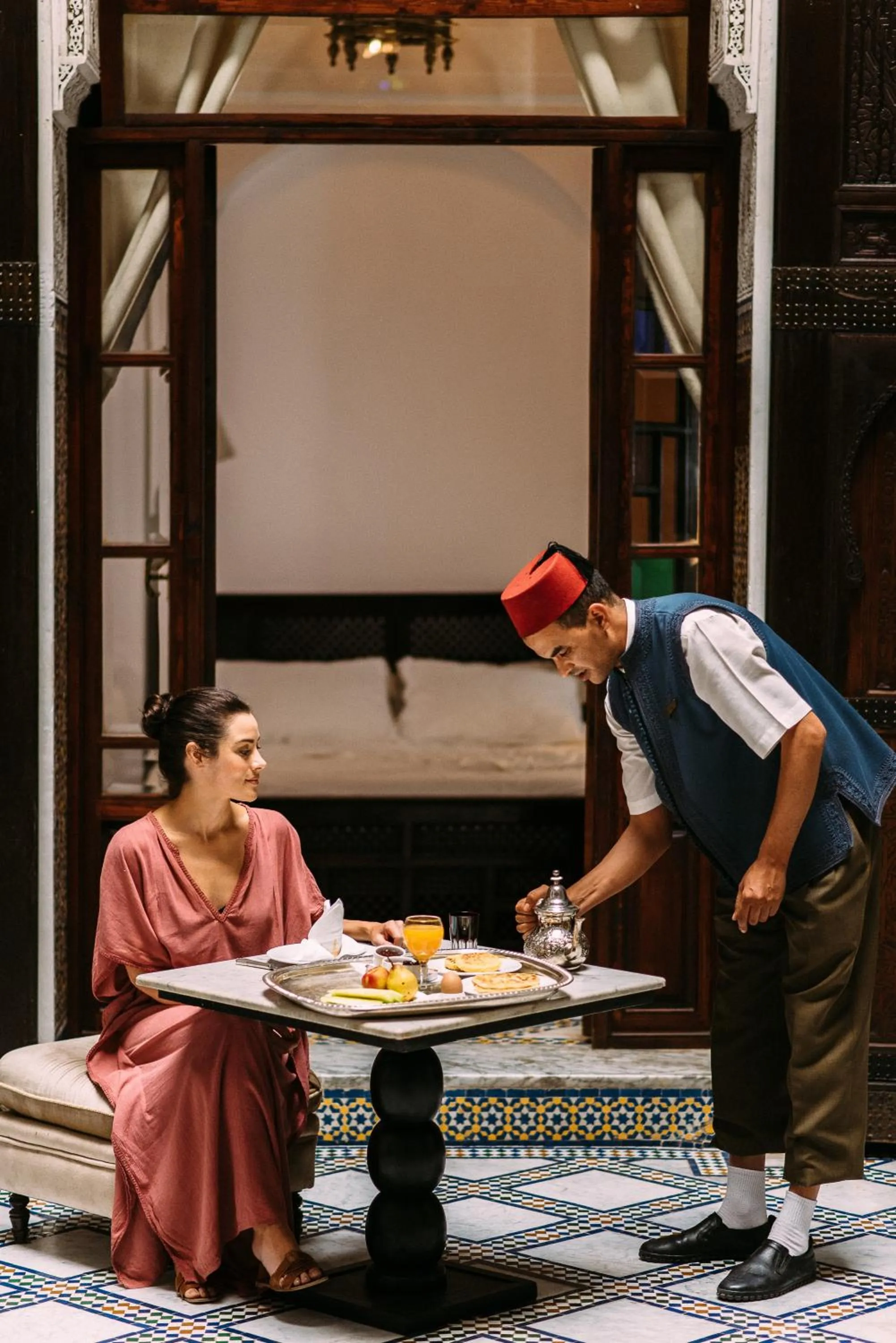 Drinks in Riad Maison Bleue and Spa