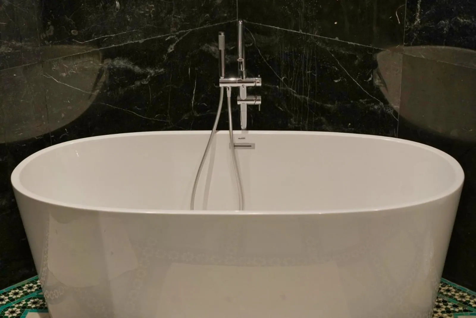 Bathroom in Riad Maison Bleue and Spa