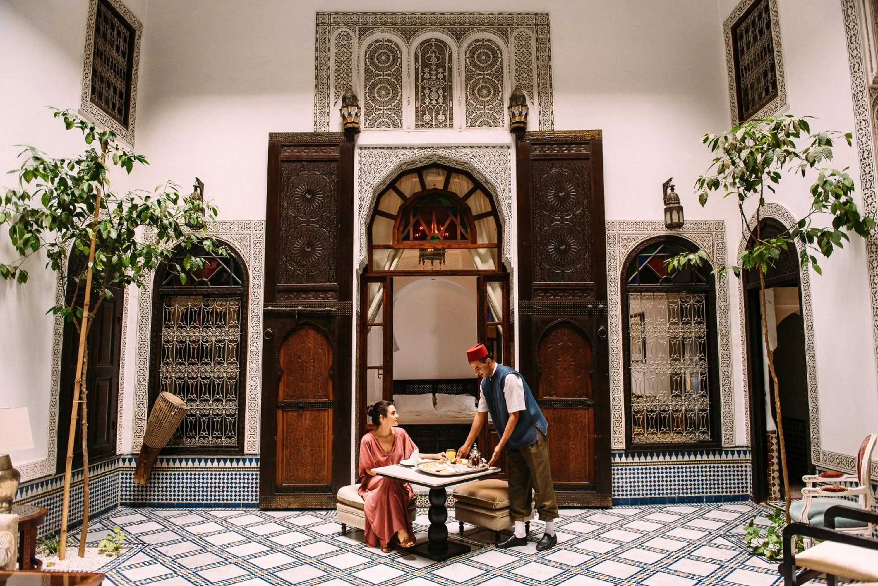 Area and facilities in Riad Maison Bleue and Spa