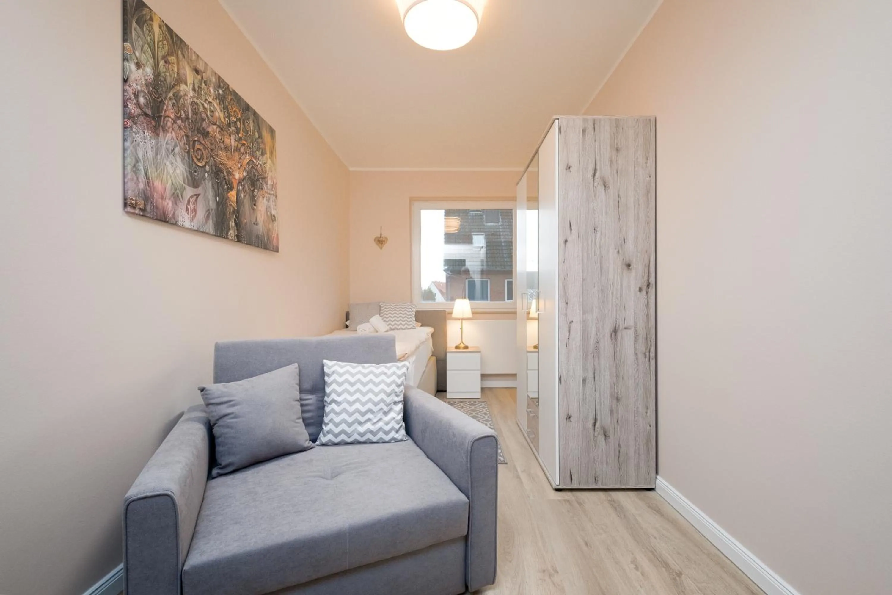 Single Room with Shared Bathroom - single occupancy in Gästehaus "Kleines Stadtidyll" -Zimmer und Apartments