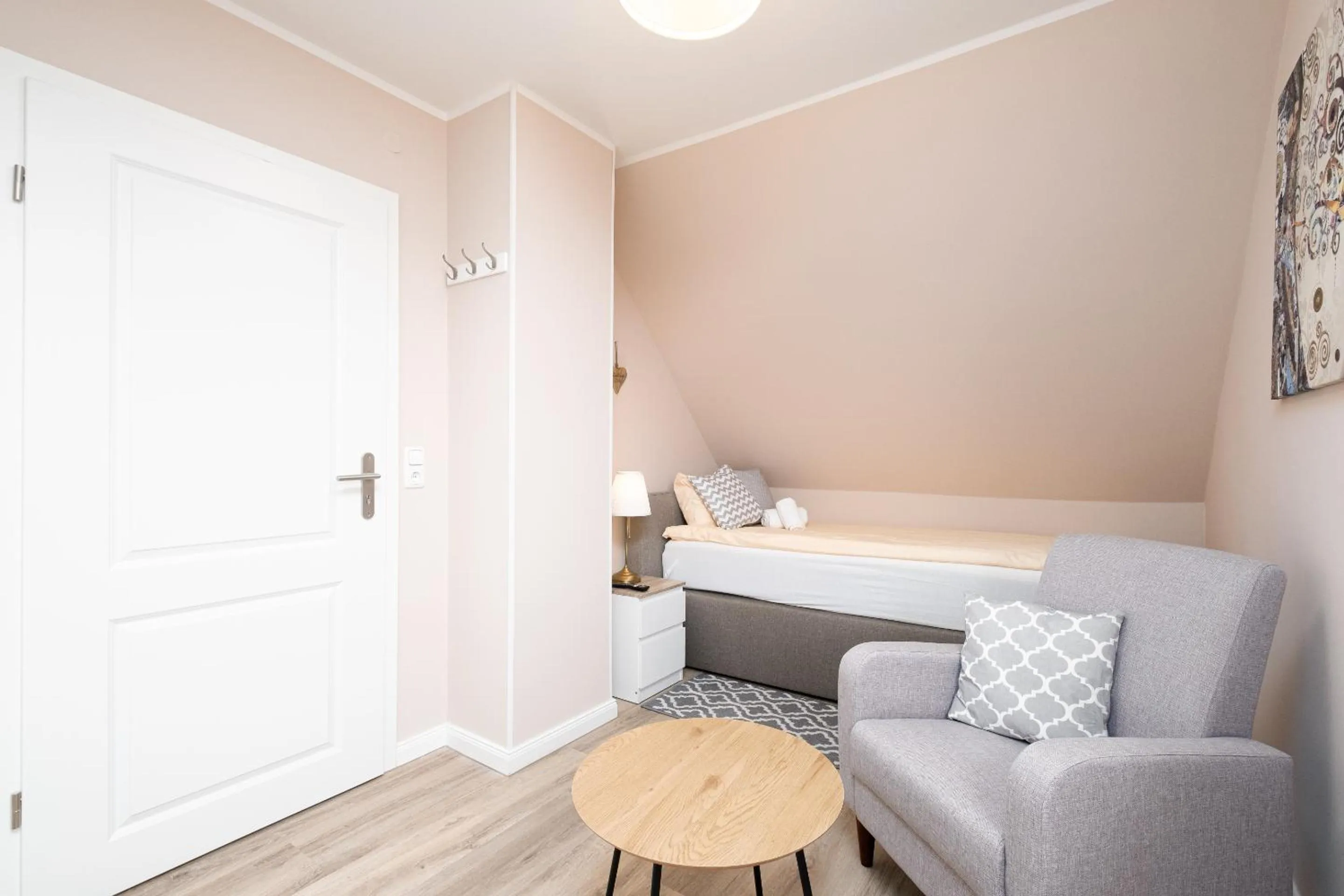 Bedroom in Gästehaus "Kleines Stadtidyll" -Zimmer und Apartments