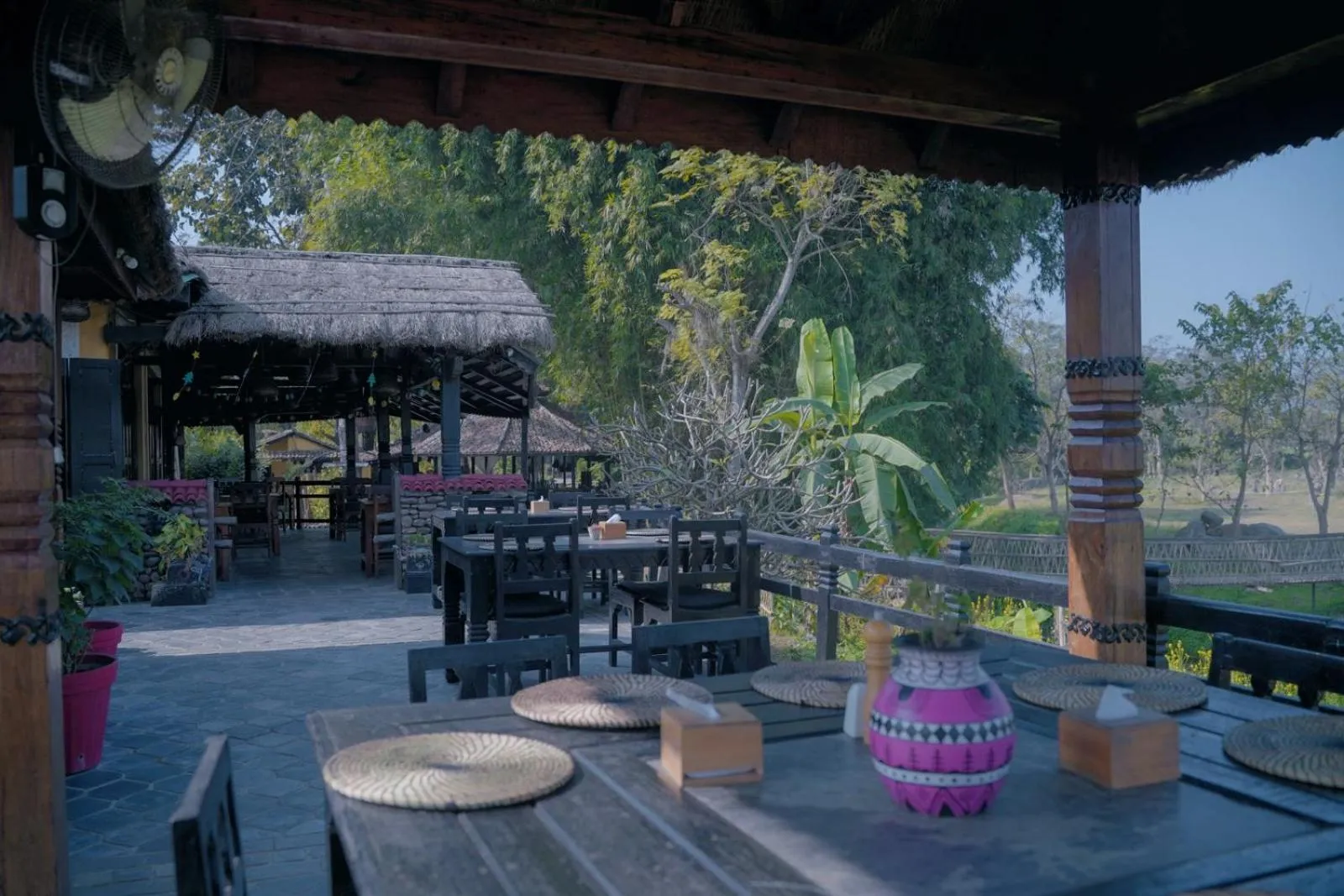 Restaurant/places to eat in Sapana Village Lodge