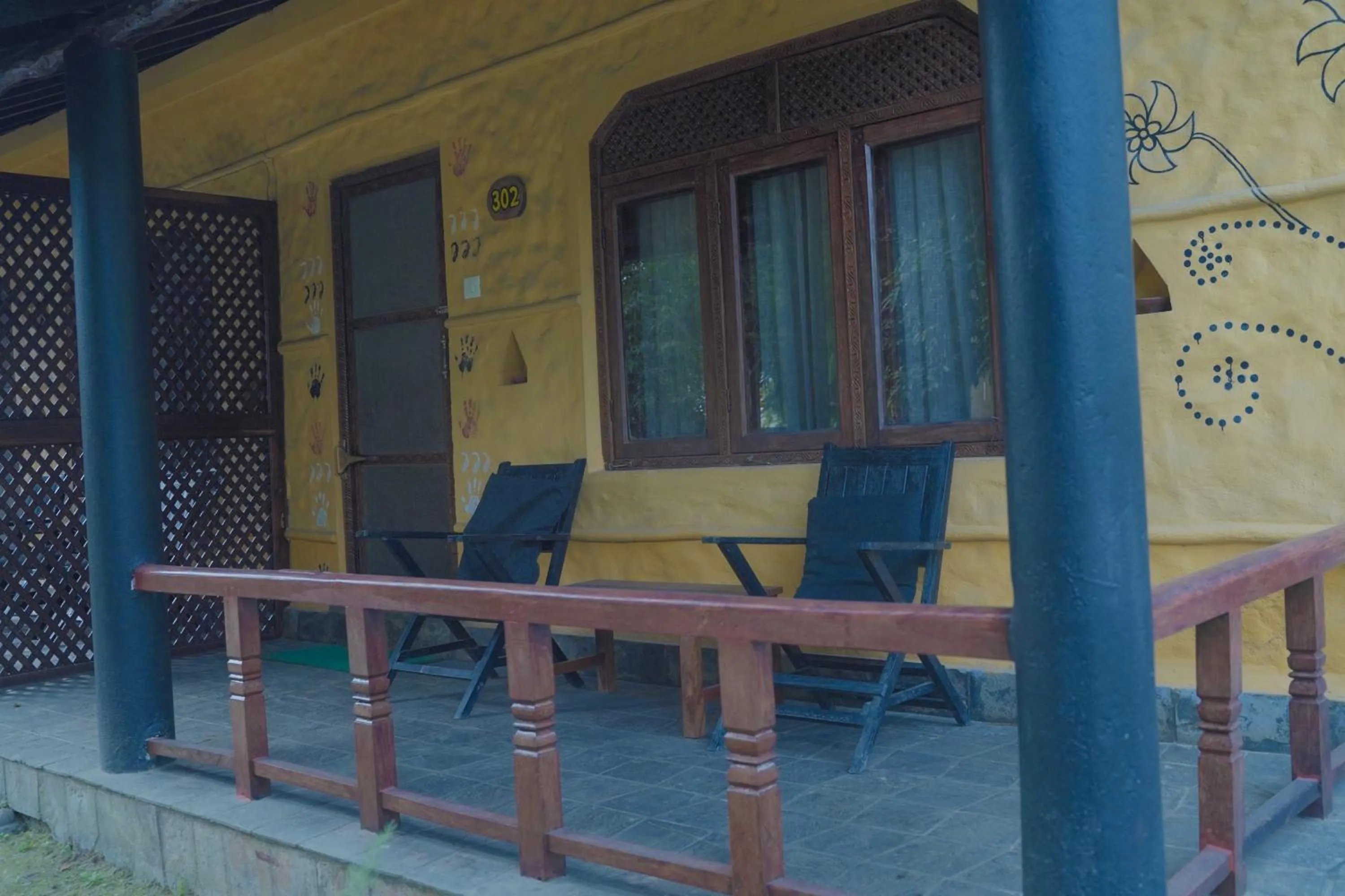 Balcony/Terrace in Sapana Village Lodge