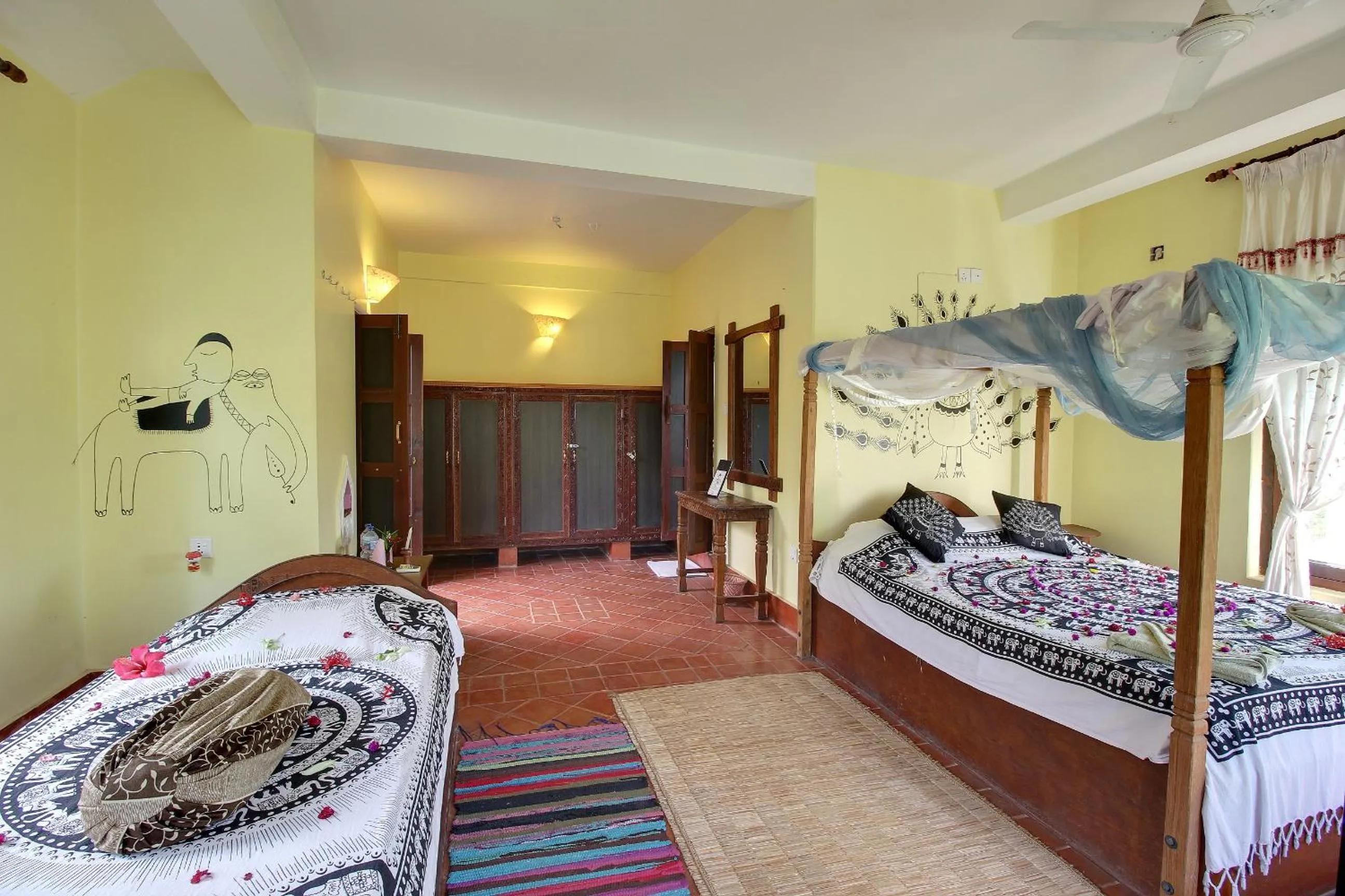 Photo of the whole room, Bed in Sapana Village Lodge